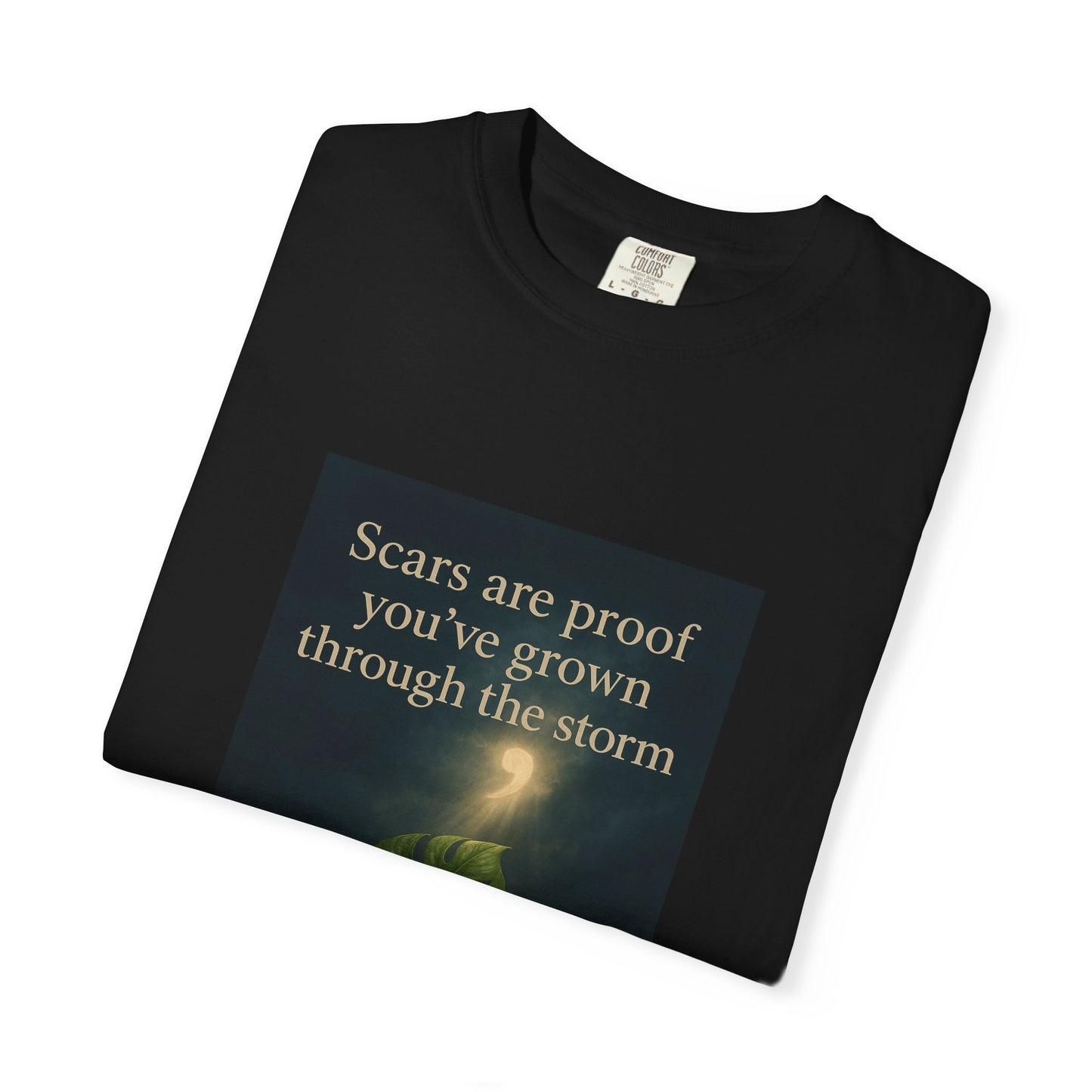 Inspiring Growth T-Shirt - Scars are Proof, Perfect for Motivational Gifts, Self-Care, Encouragement, Unisex Apparel