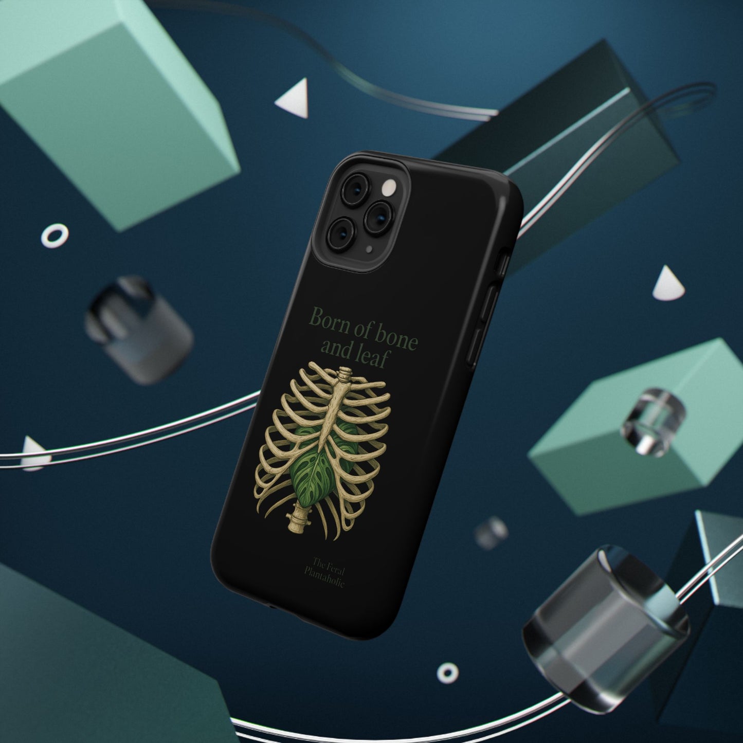Born of Bone and Leaf Phone Case — Impact-Resistant iPhone Cover