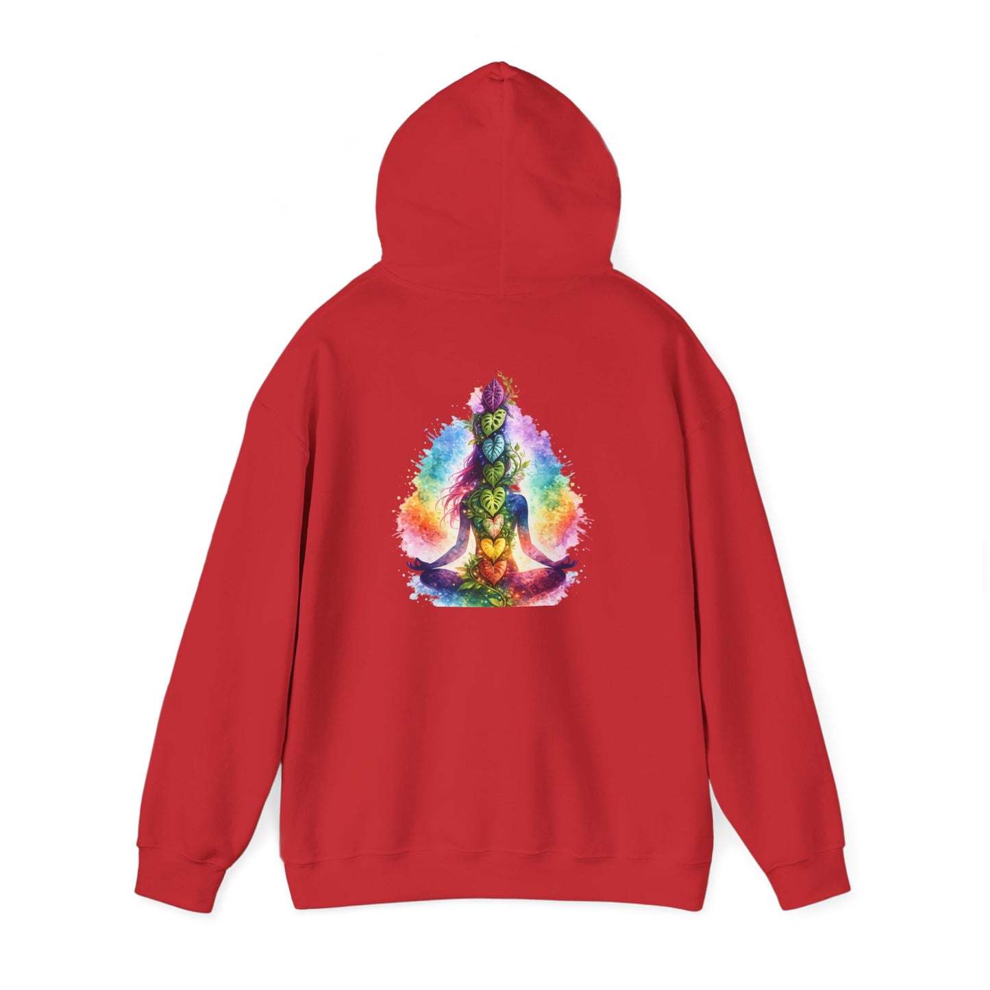 Meditation Chakra Hoodie — Colorful Rainbow Yoga Spiritual Sweatshirt