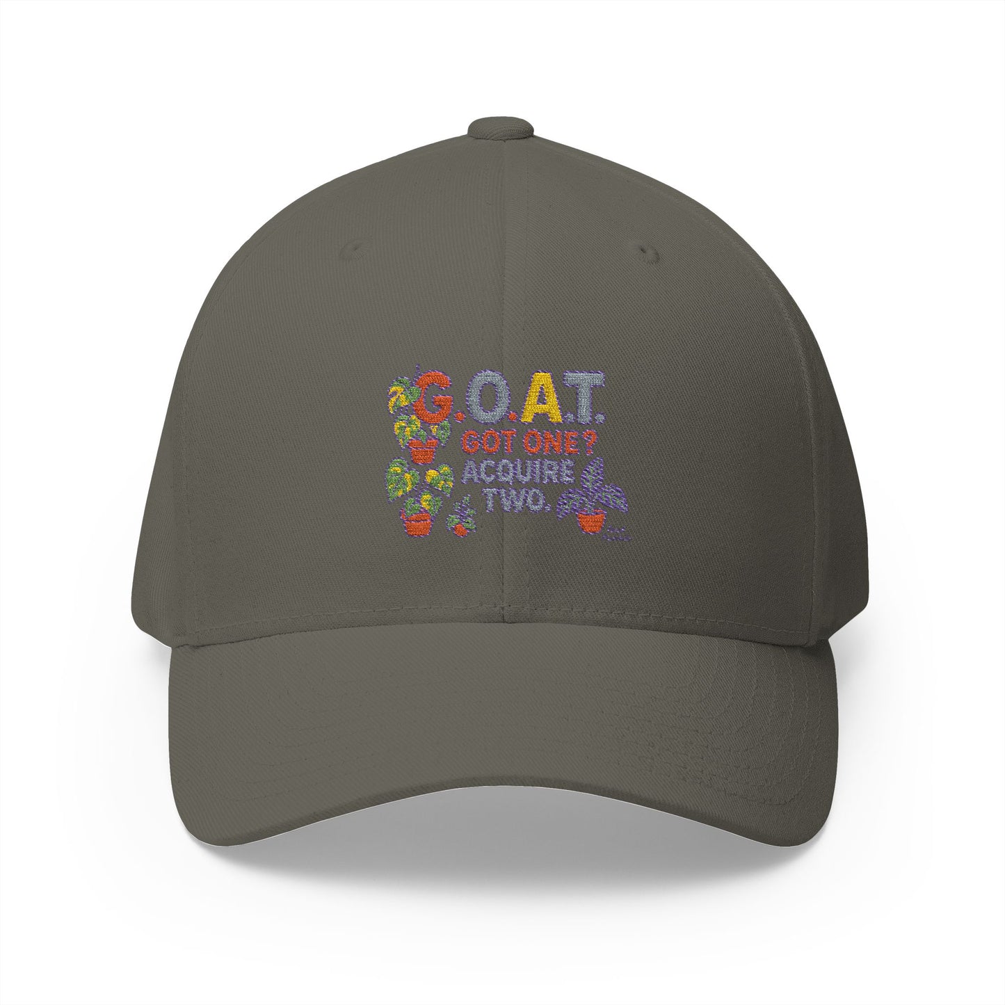 Embroidered Cap with Fun Design, Baseball Hat, G.O.A.T. Hat, Outdoor Gear, Gift for Sports Lovers, Adjustable Hat