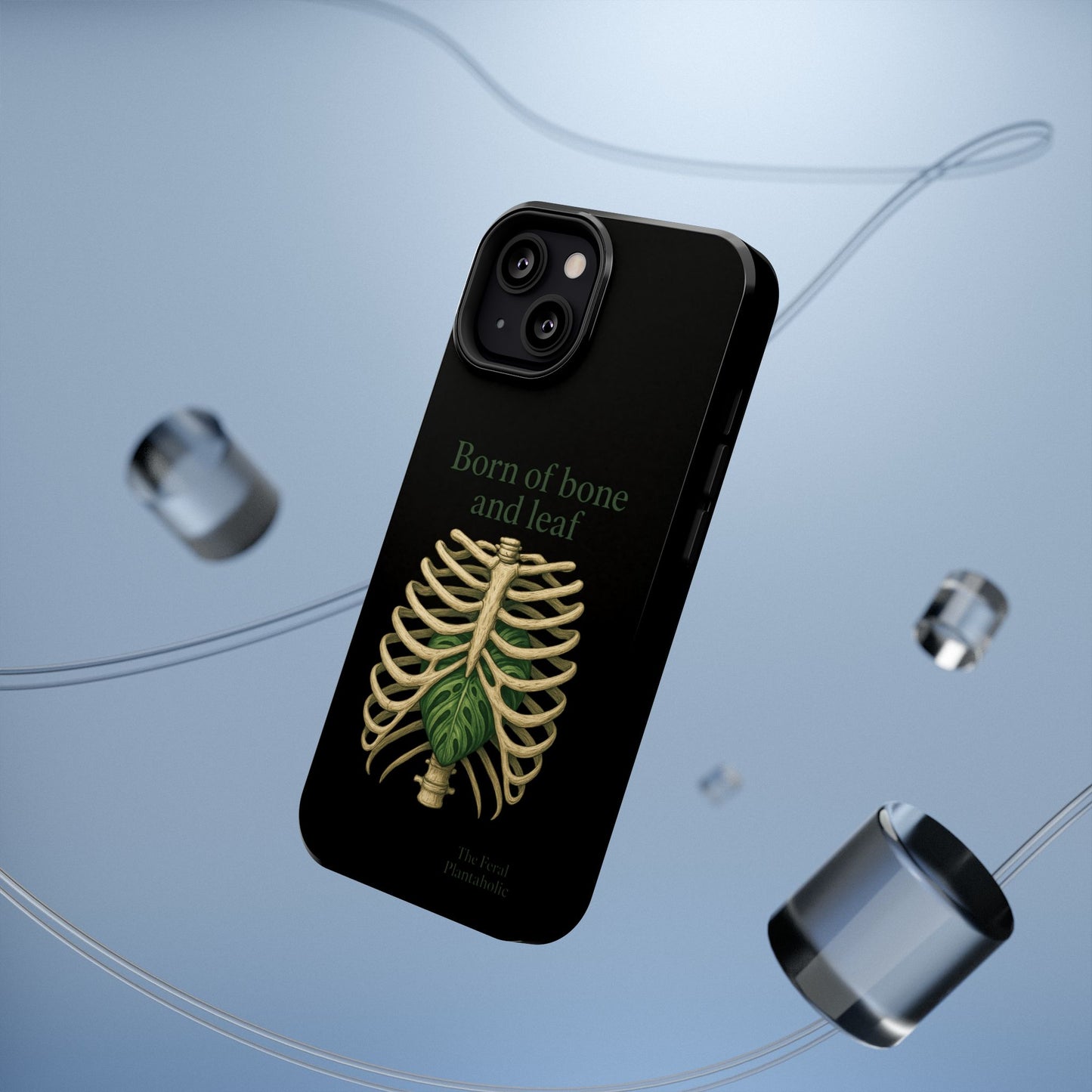 Born of Bone and Leaf Phone Case — Impact-Resistant iPhone Cover