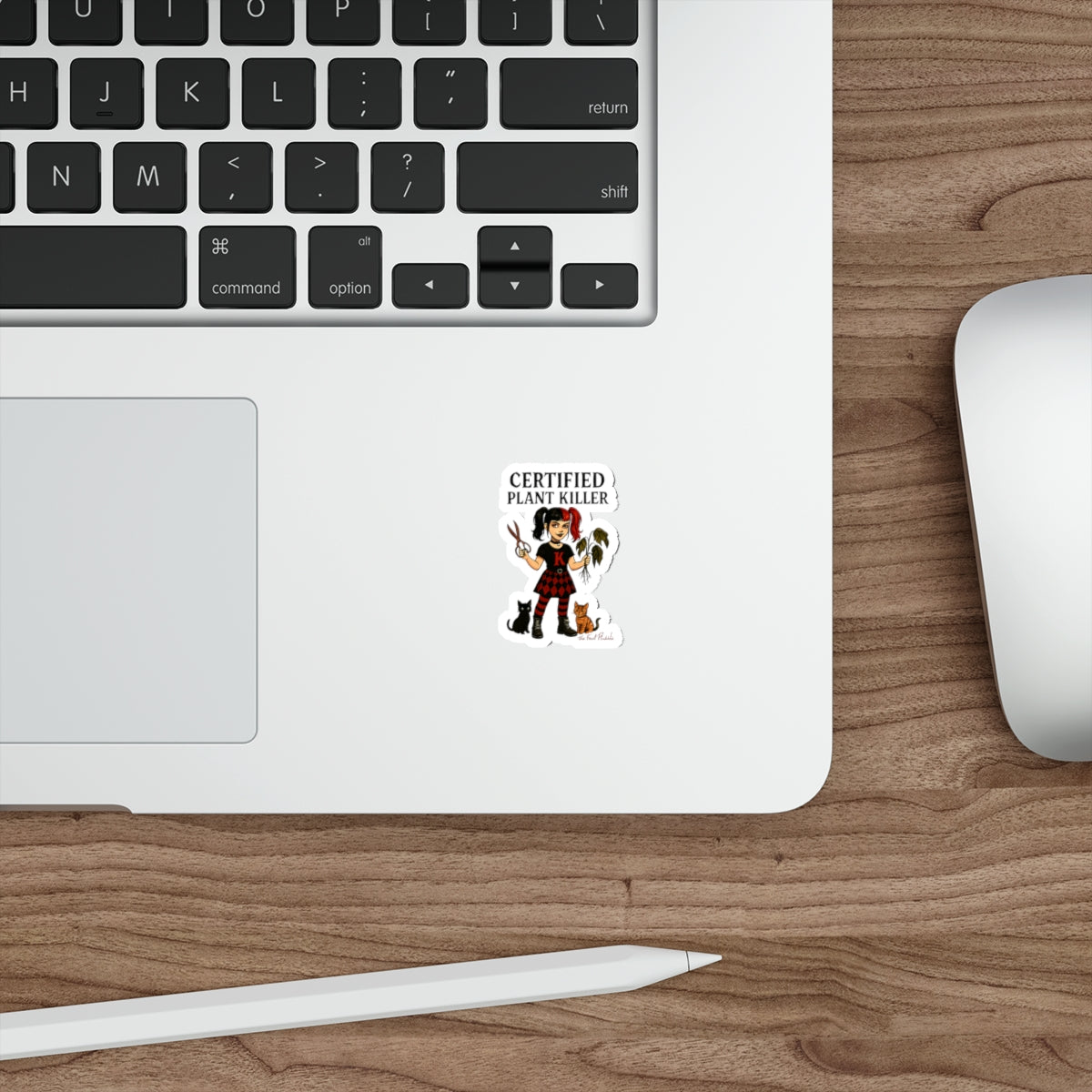 Certified Plant Killer Die-Cut Stickers for Plant Lovers