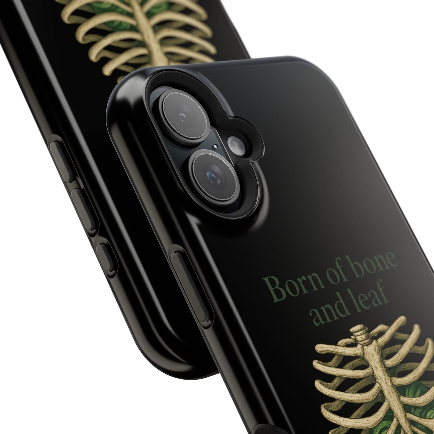 Born of Bone and Leaf Phone Case — Impact-Resistant iPhone Cover