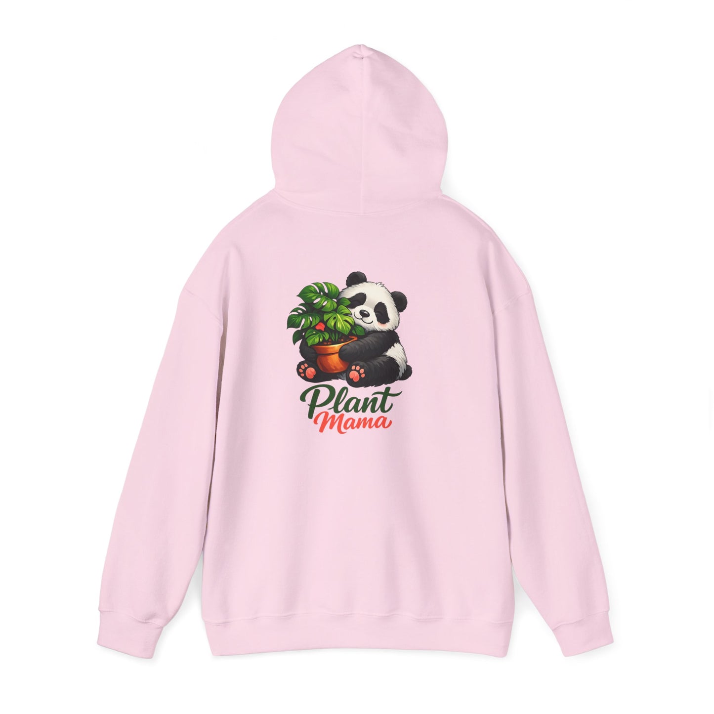 Plant Mama Hoodie — Cute Panda Holding Houseplant Sweatshirt