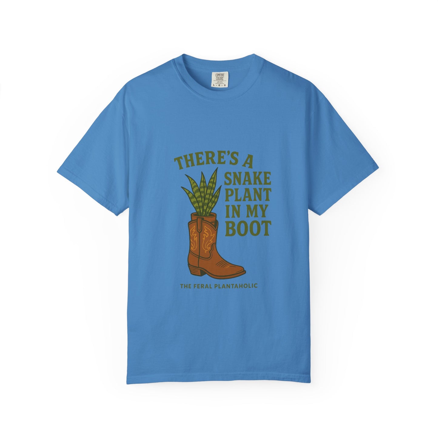 Snake Plant in My Boot T-Shirt | Unisex Garment-Dyed Tee for Plant Lovers, Gardening Gifts, Nature Vibes, Eco-Friendly Clothing, [...]