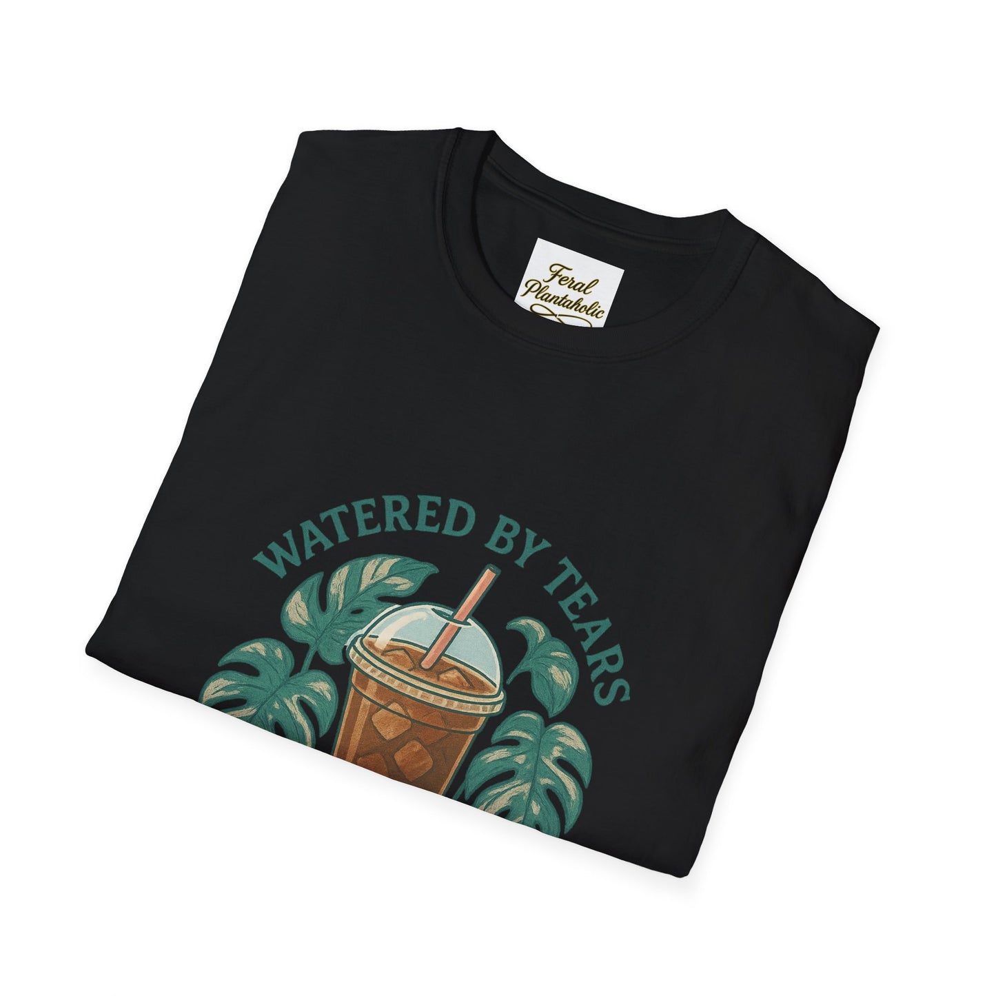 Watered by Tears and Coffee Unisex T-Shirt, Humorous Coffee Lover Shirt, Gift for Coffee Enthusiasts, Casual Wear, Perfect for [...]