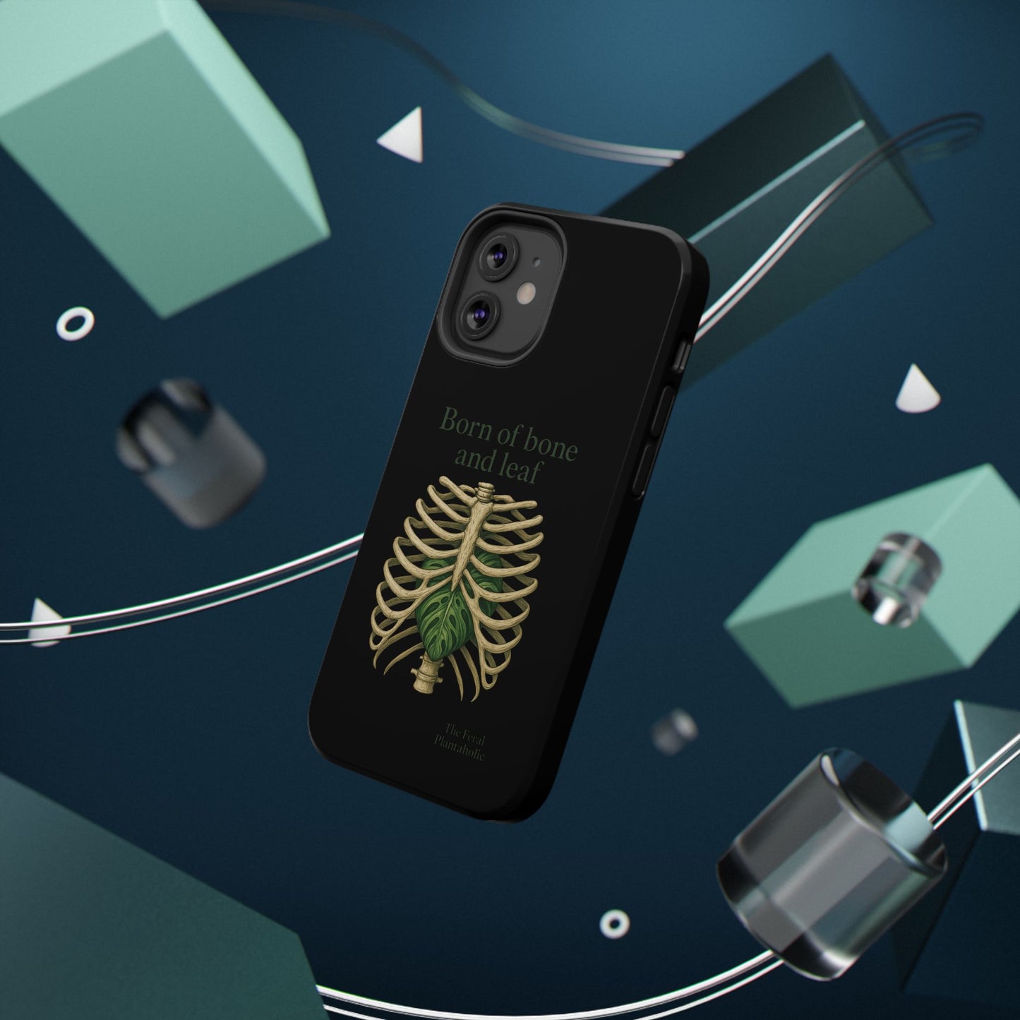 Born of Bone and Leaf Phone Case — Impact-Resistant iPhone Cover