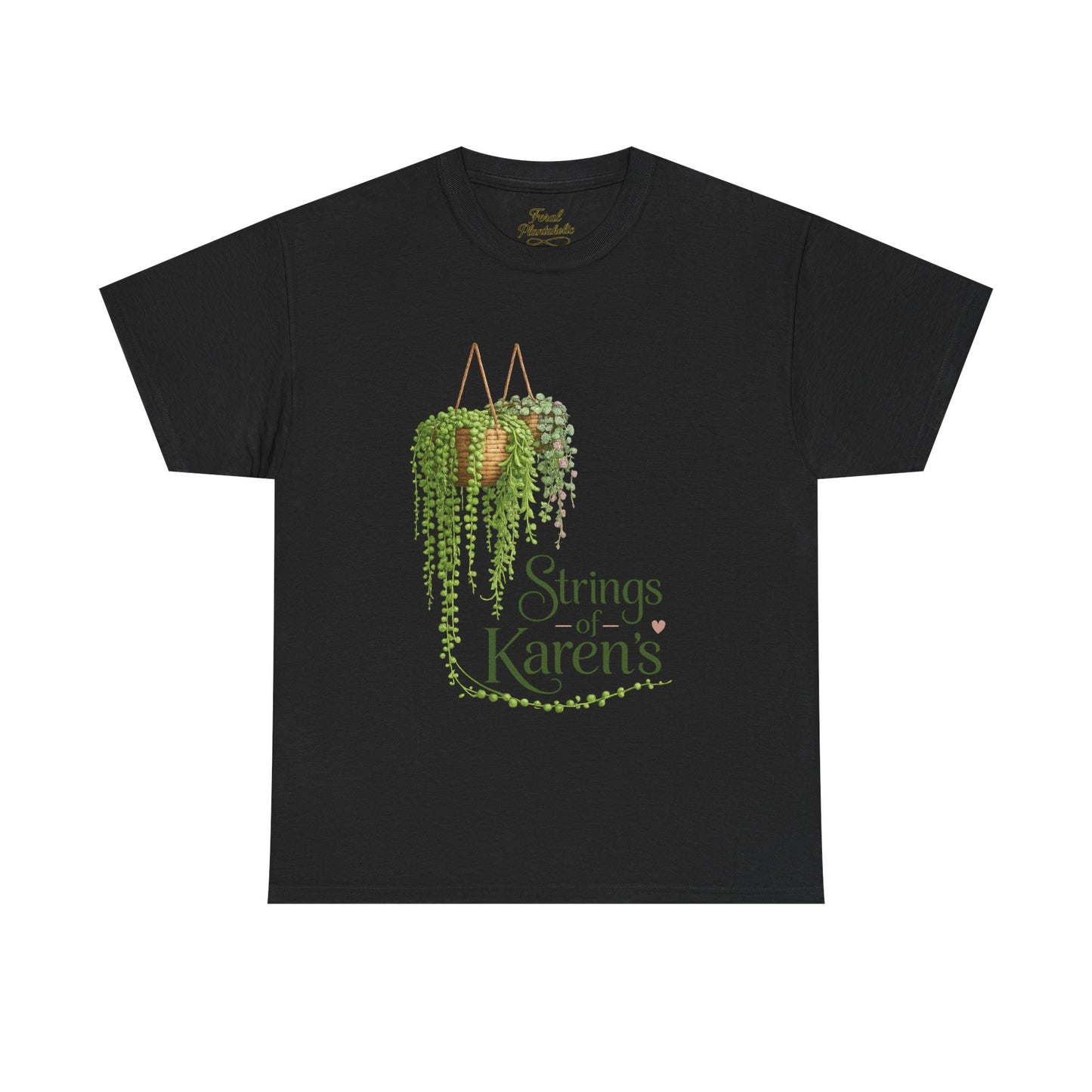 Strings of Karen's Plant Lover T‑Shirt — Hanging Pothos Graphic Tee