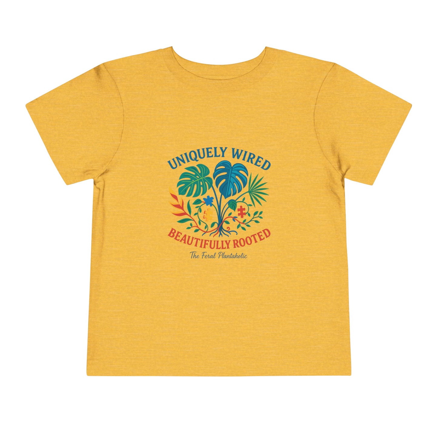 Tropical Vibes Toddler Tee - Uniquely Wired, Beautifully Rooted