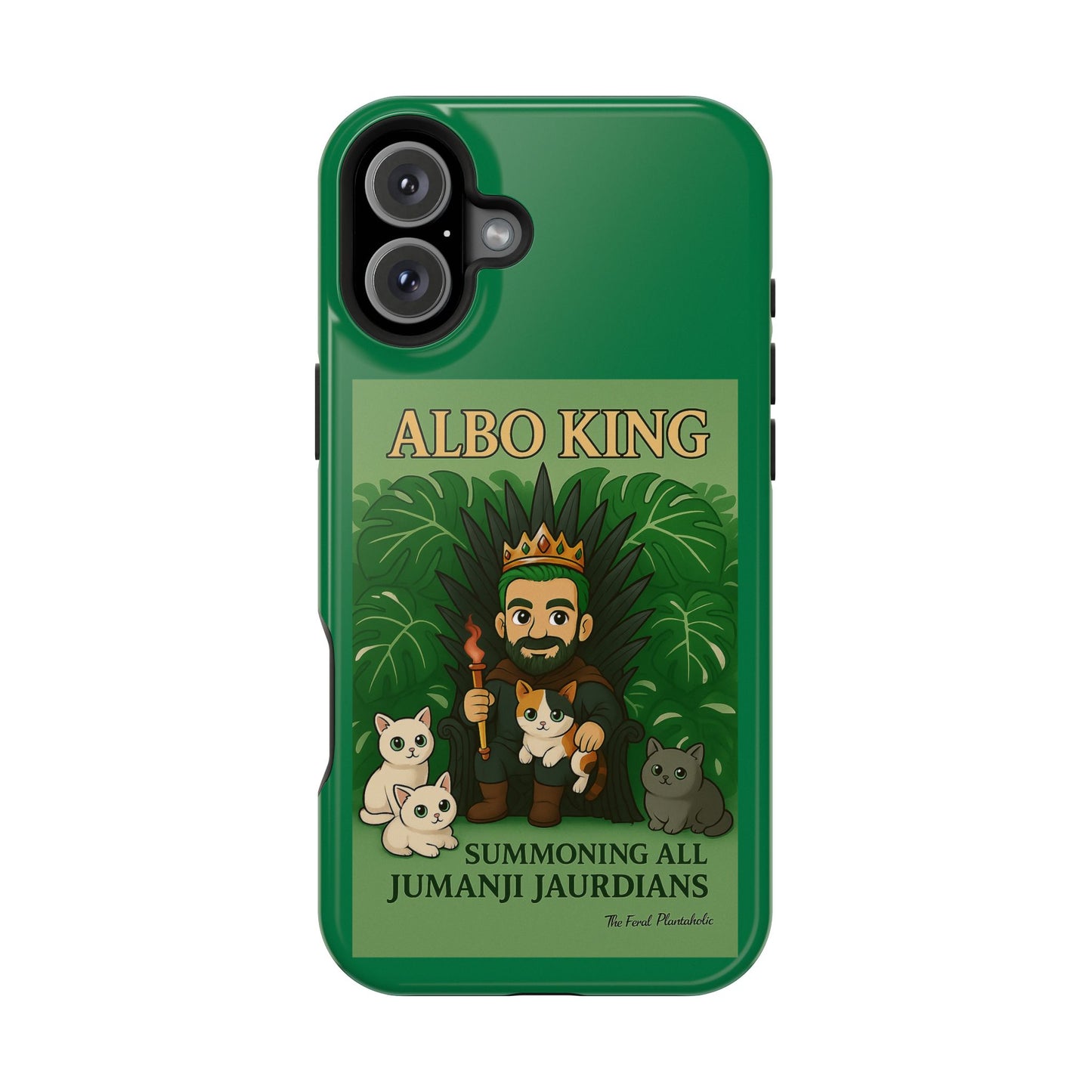 Impact-Resistant Phone Case — "Albo King" Jumanji Guardian Design