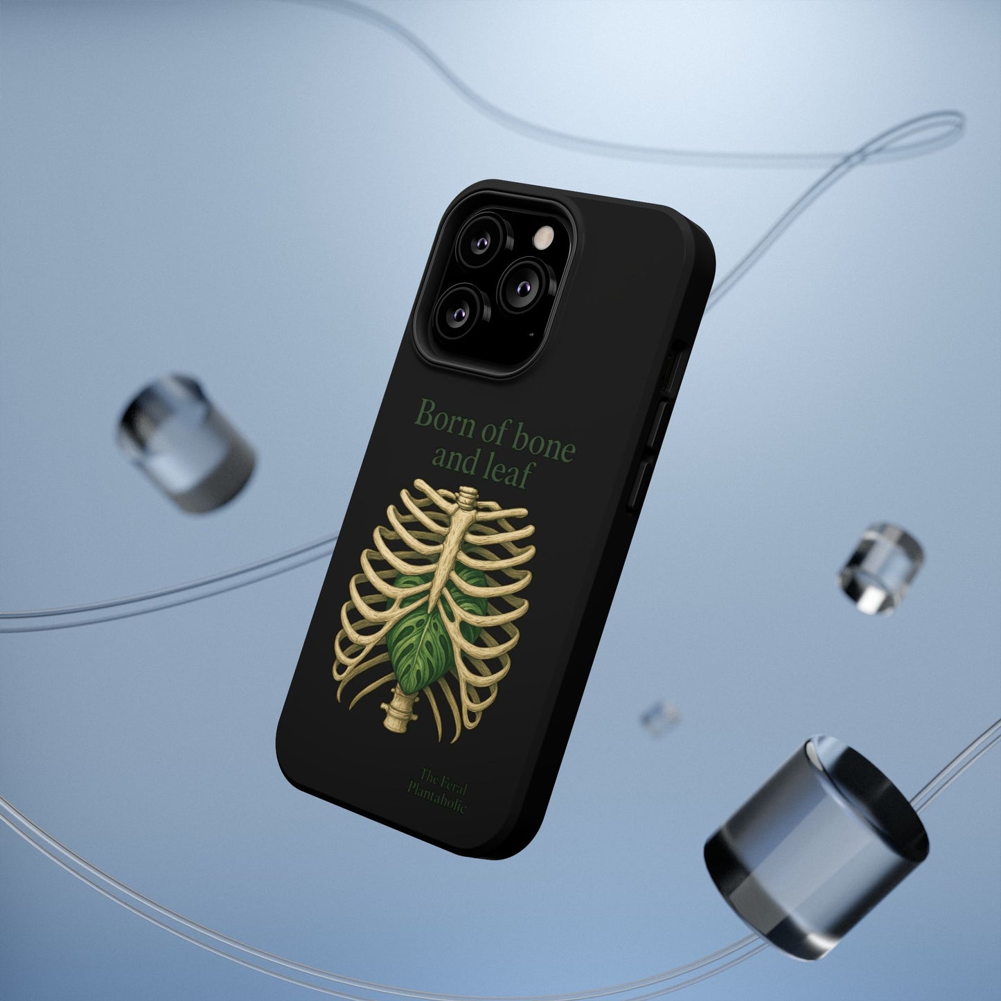 Born of Bone and Leaf Phone Case — Impact-Resistant iPhone Cover