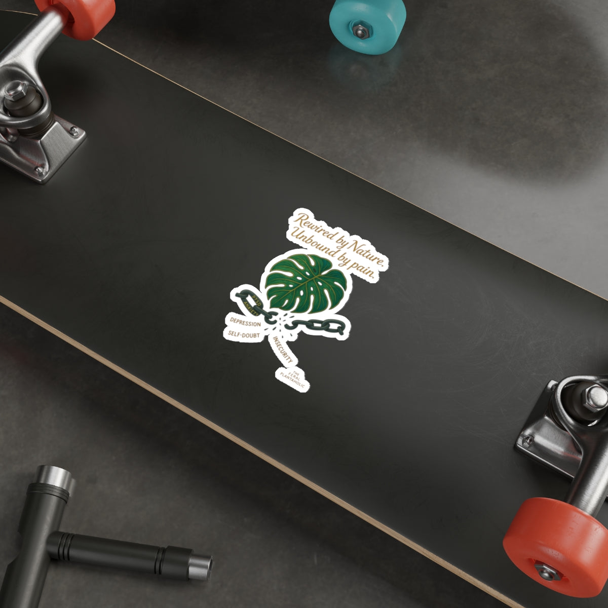 Rewired by Nature Die-Cut Stickers - Empowering Design for Mindfulness and Self-Discovery