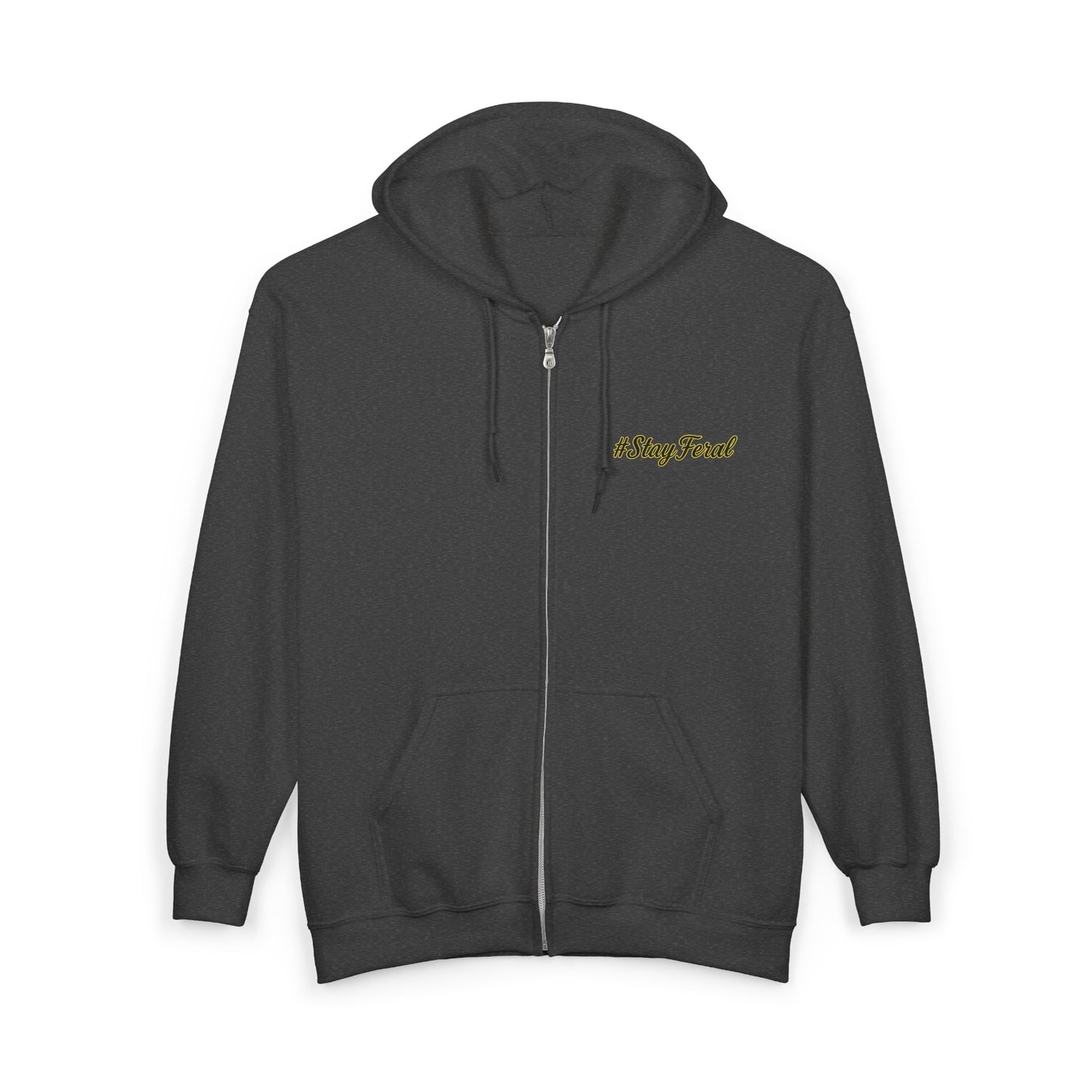 Monster Impala Zip Hoodie - "Not All Monsters Ride Shotgun" Graphic Full-Zip Sweatshirt
