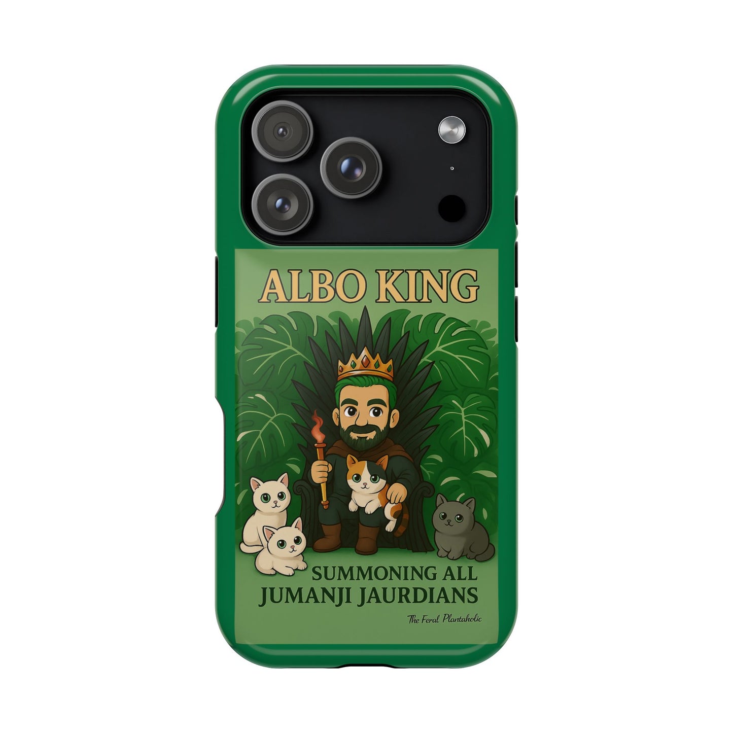 Impact-Resistant Phone Case — "Albo King" Jumanji Guardian Design