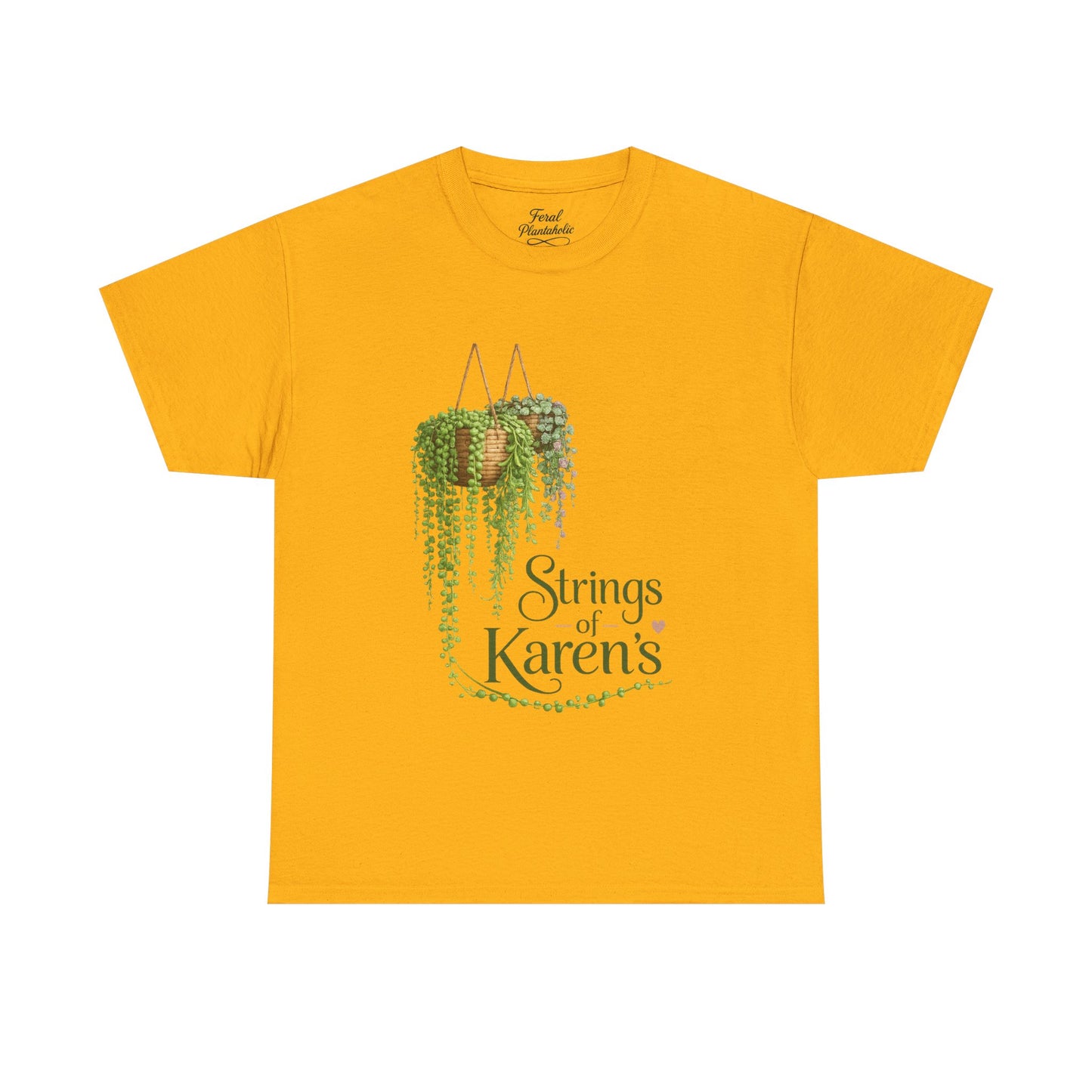 Strings of Karen's Plant Lover T‑Shirt — Hanging Pothos Graphic Tee
