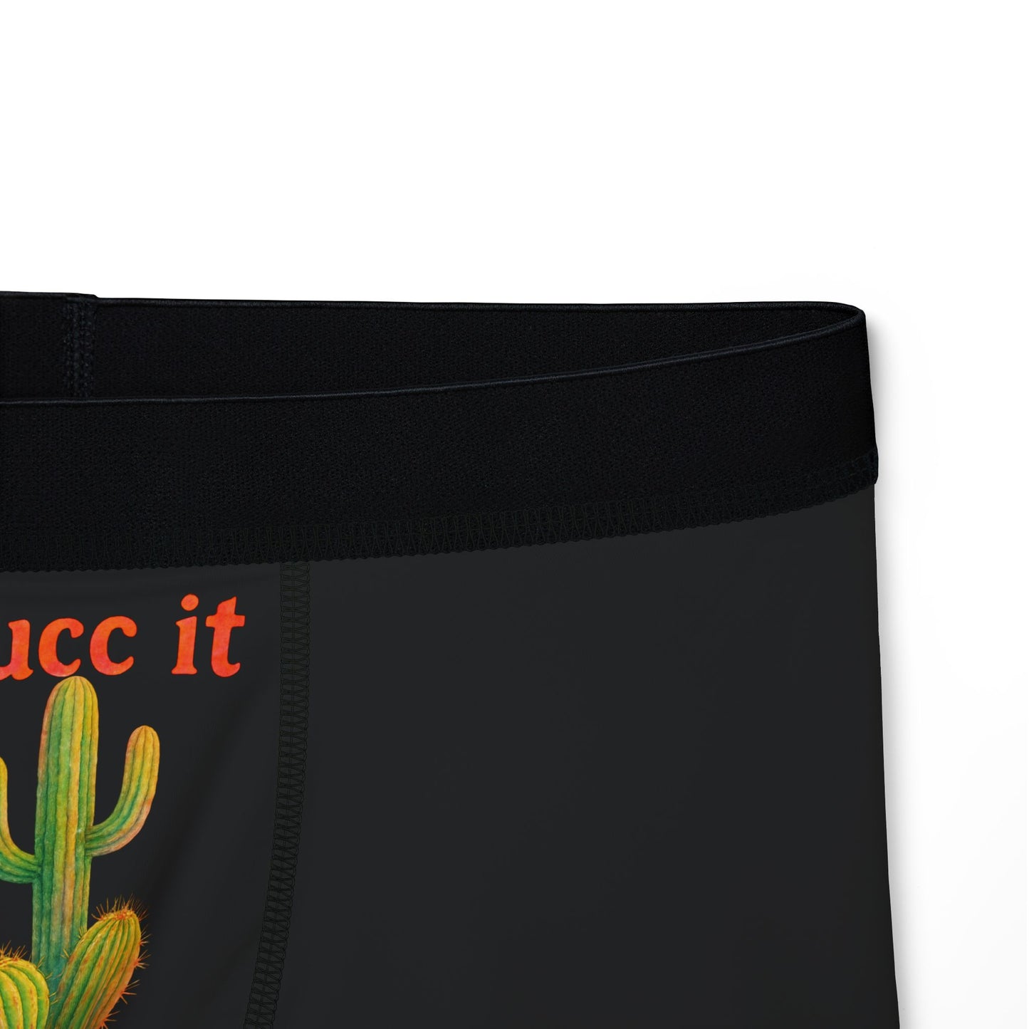 Cactus 'Succ It' Men's Boxer Briefs — Funny Novelty Underwear