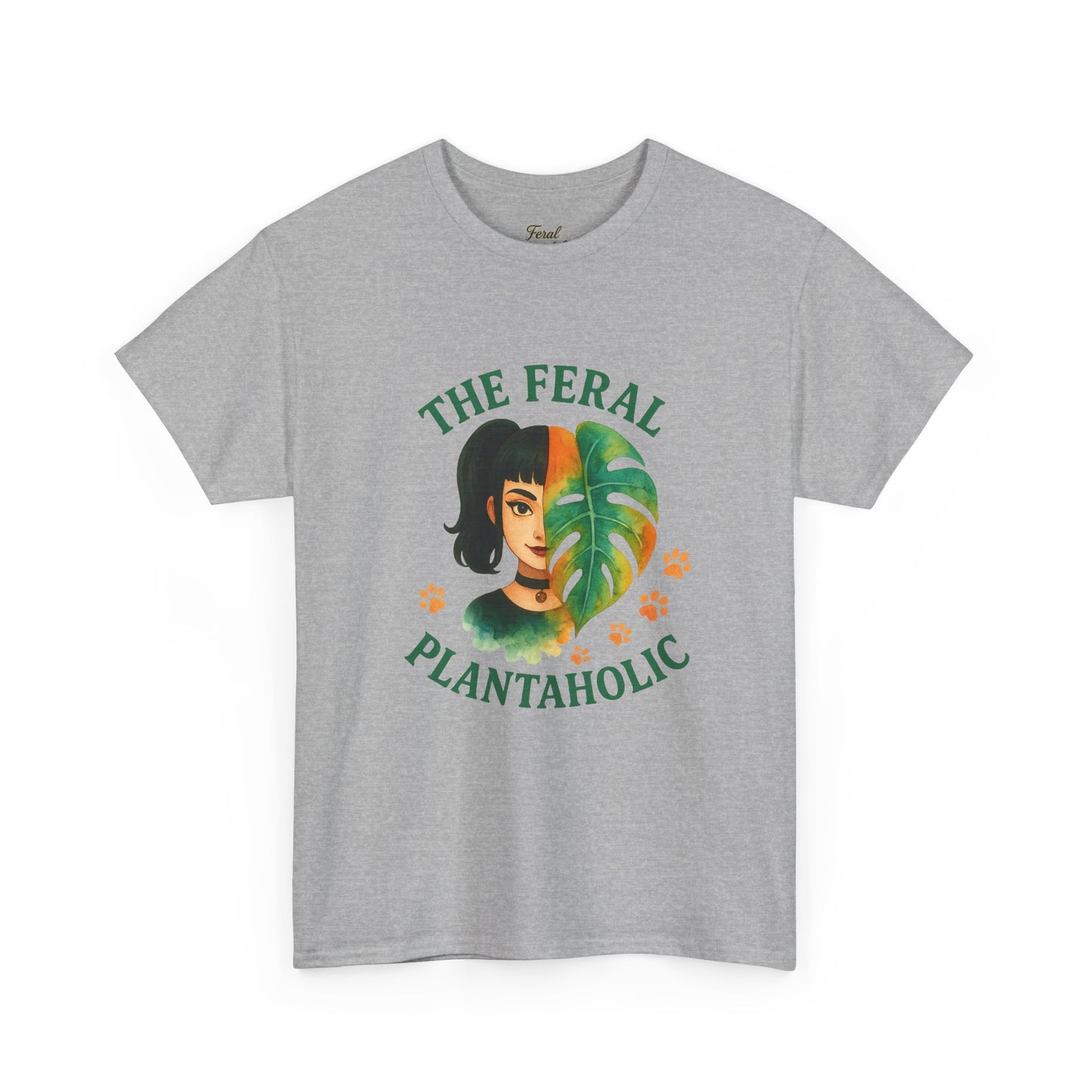 Feral Plantaholic Tee - Unisex Graphic Tee, Nature Lover Gift, Plant Parent Shirt, Eco-Friendly Outfit, Fun Casual Wear