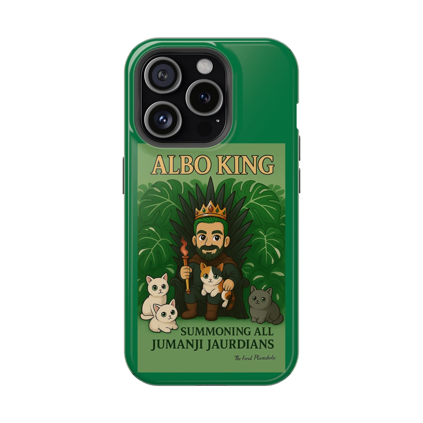 Impact-Resistant Phone Case — "Albo King" Jumanji Guardian Design