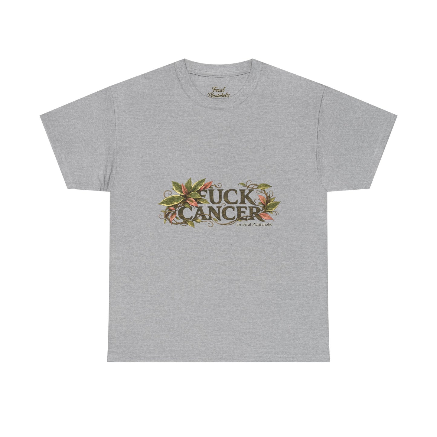 Cancer Survivor Floral Tee — "Fuck Cancer" Awareness T‑Shirt
