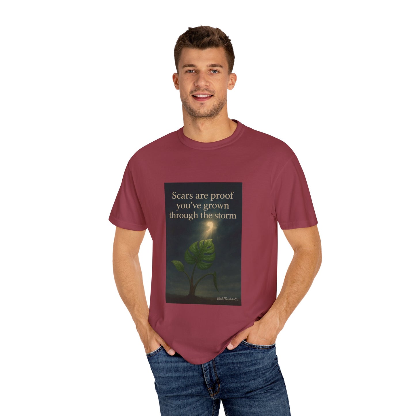 Inspiring Growth T-Shirt - Scars are Proof, Perfect for Motivational Gifts, Self-Care, Encouragement, Unisex Apparel