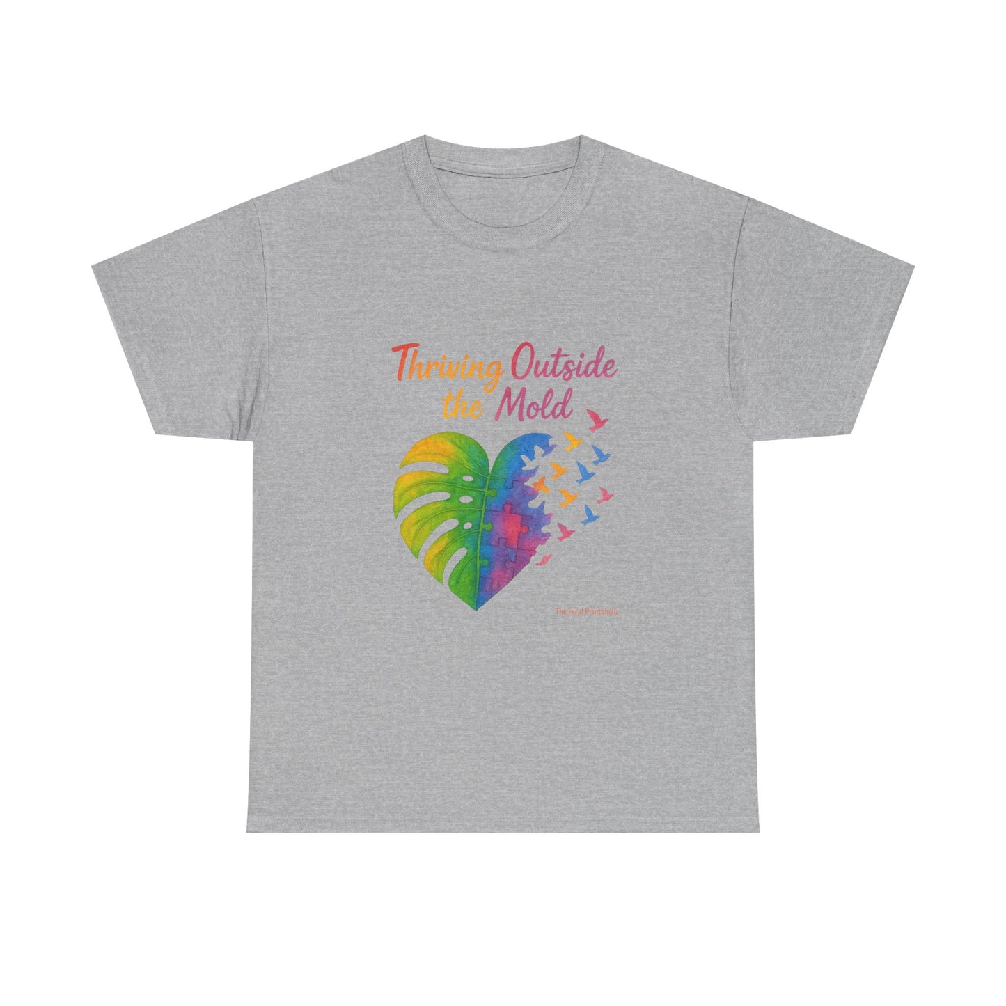 Colorful Inspirational T-Shirt, Unisex Heavy Cotton Tee for Moods, Casual Wear, Gifts for Friends, Self-Love, Spring Fashion