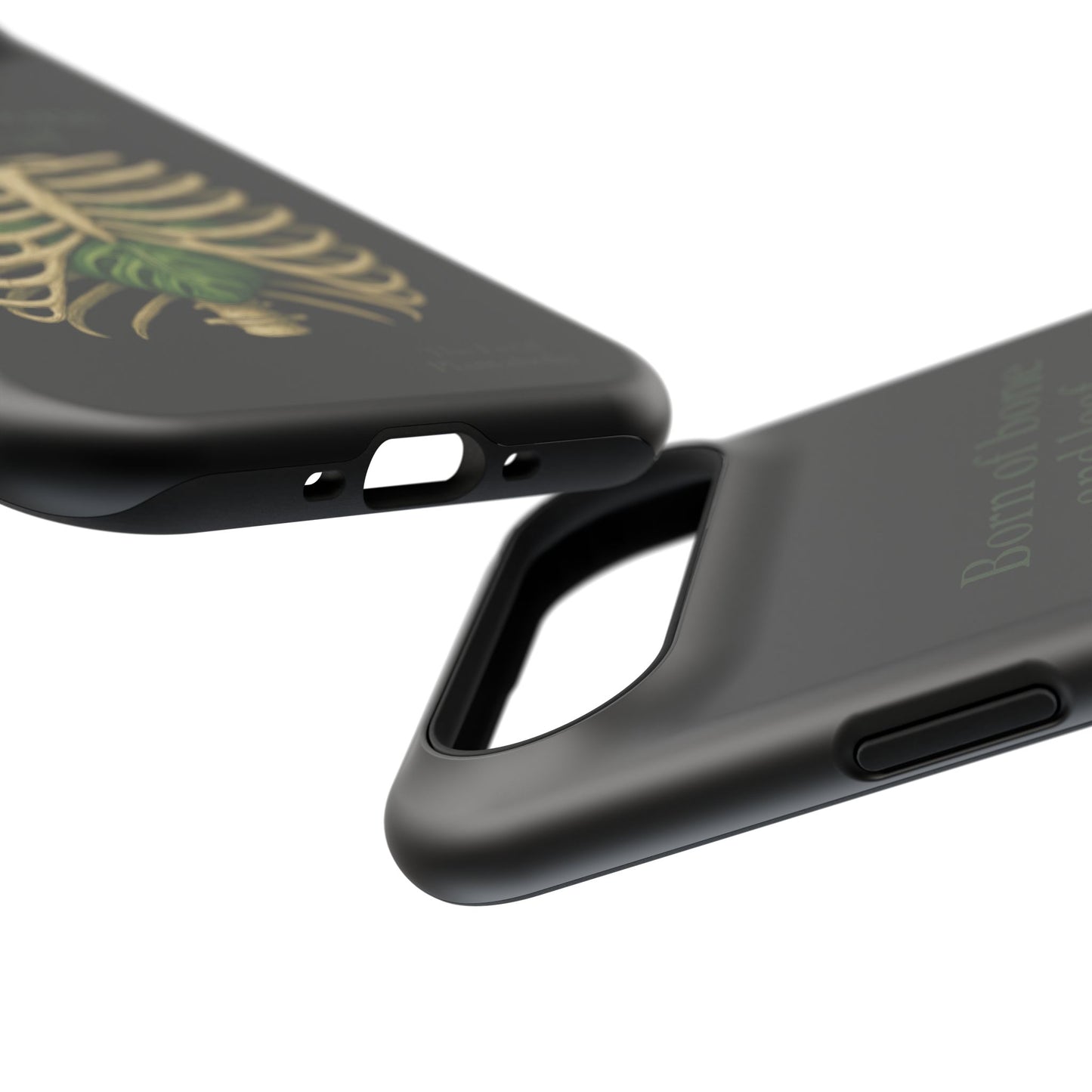 Born of Bone and Leaf Phone Case — Impact-Resistant iPhone Cover