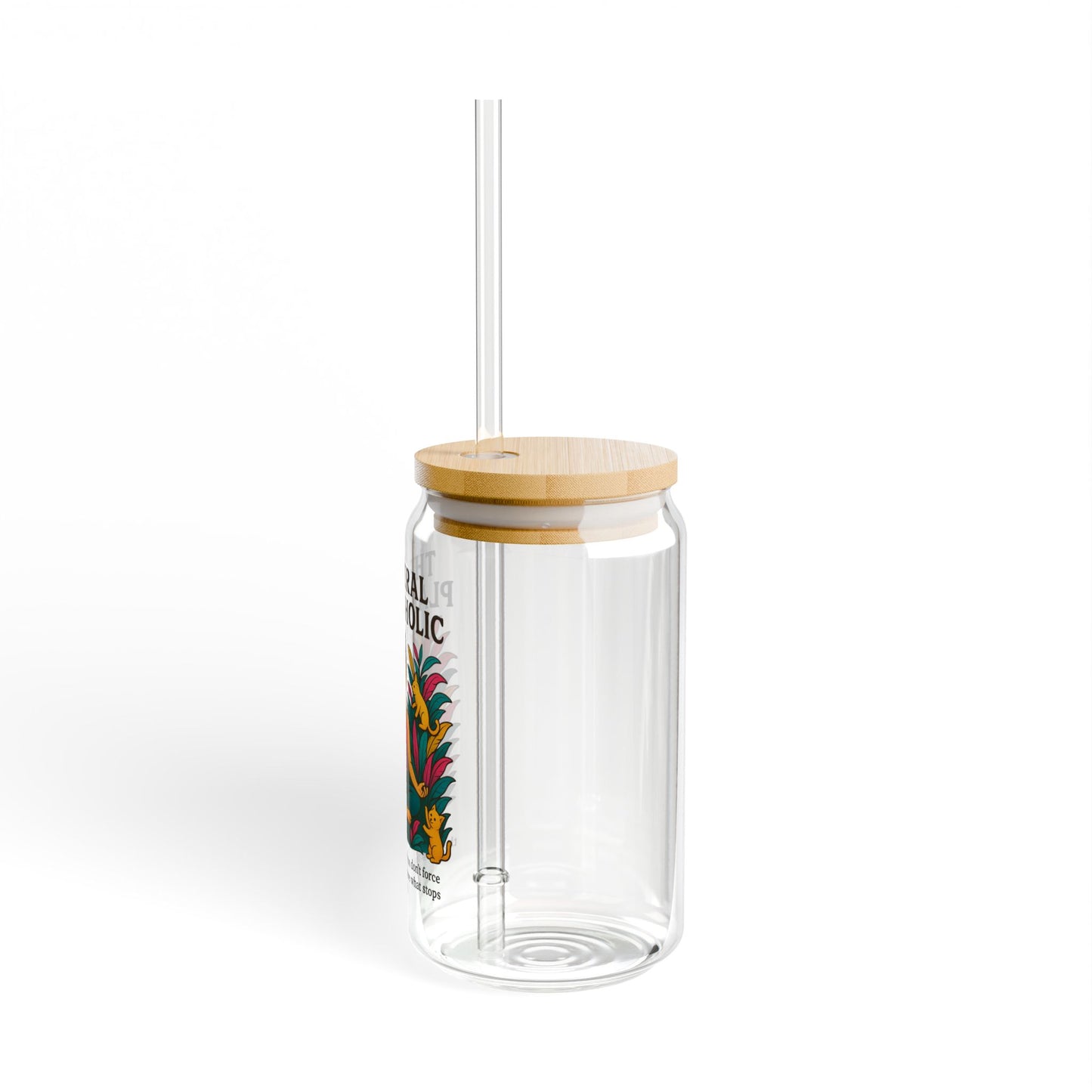 Eco-Friendly Sipper Glass | The Feral Plantaholic | Ideal for Plant Lovers, Gifts, Events, Sustainable Living