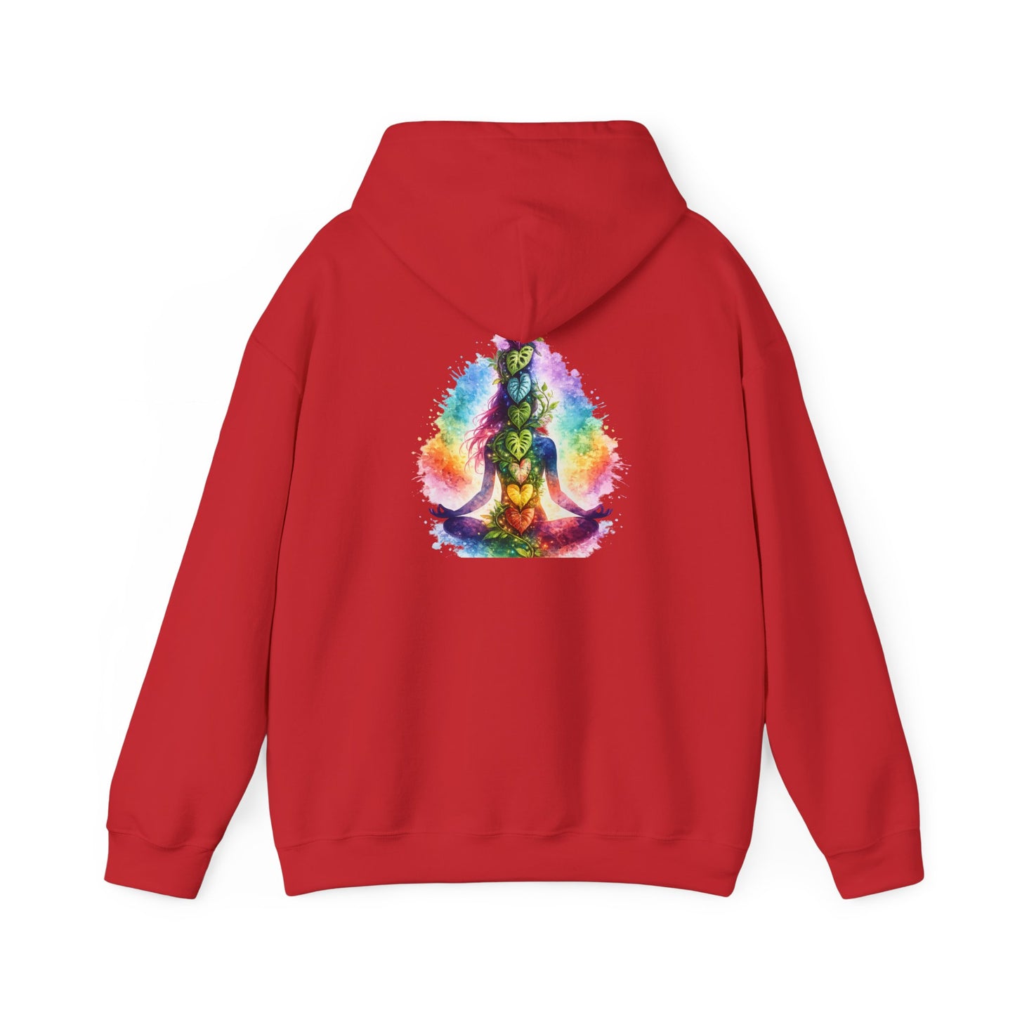 Meditation Chakra Hoodie — Colorful Rainbow Yoga Spiritual Sweatshirt