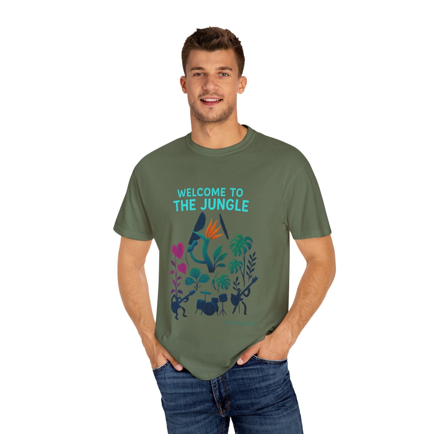 Welcome to the Jungle T-Shirt - Vibrant Unisex Tees for Nature Lovers, Music Festivals, Summer, Gifts, Eco-Friendly Fashion