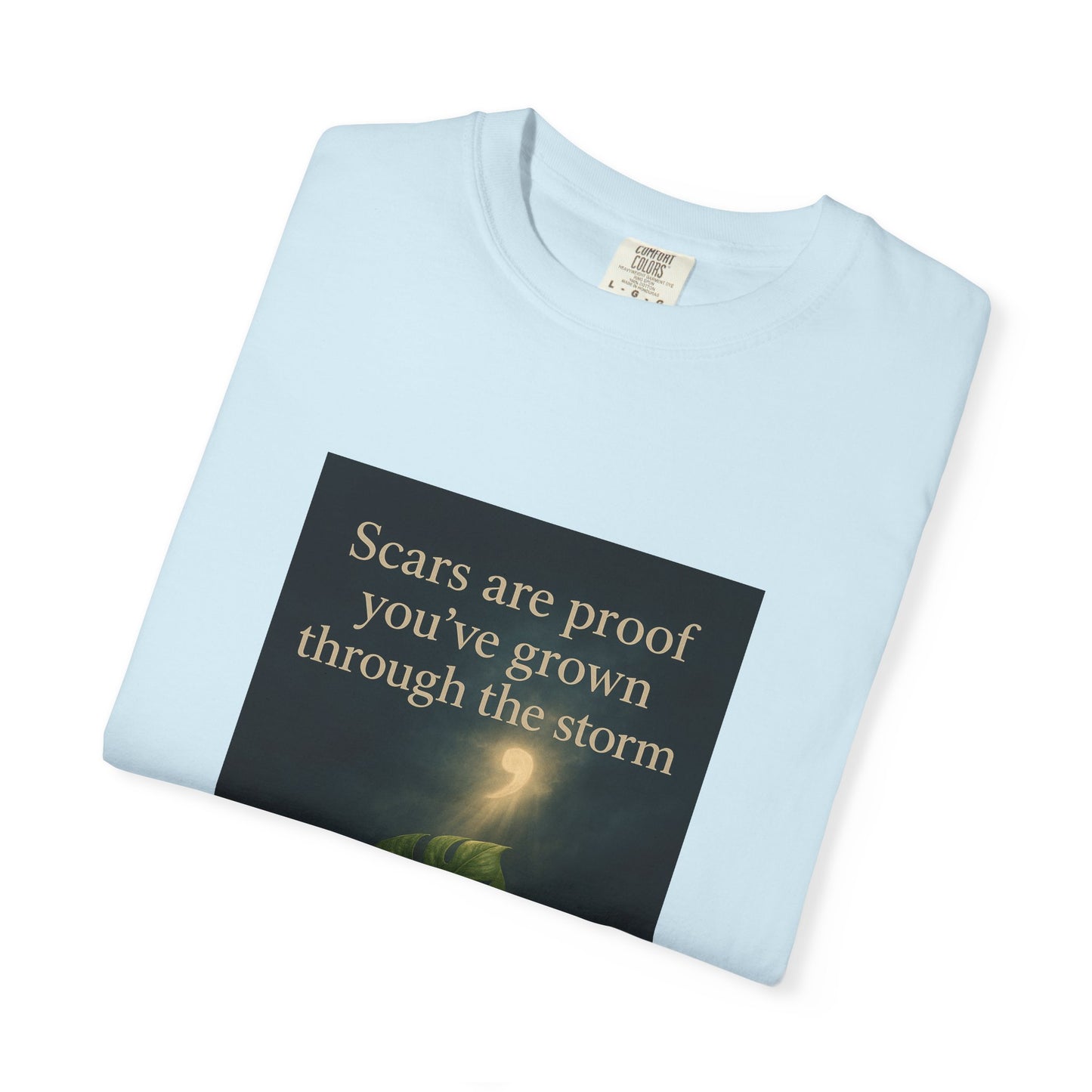 Inspiring Growth T-Shirt - Scars are Proof, Perfect for Motivational Gifts, Self-Care, Encouragement, Unisex Apparel
