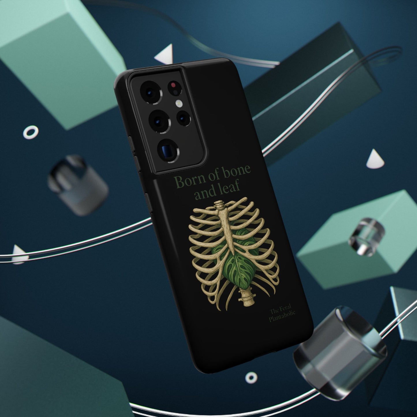 Born of Bone and Leaf Phone Case — Impact-Resistant iPhone Cover