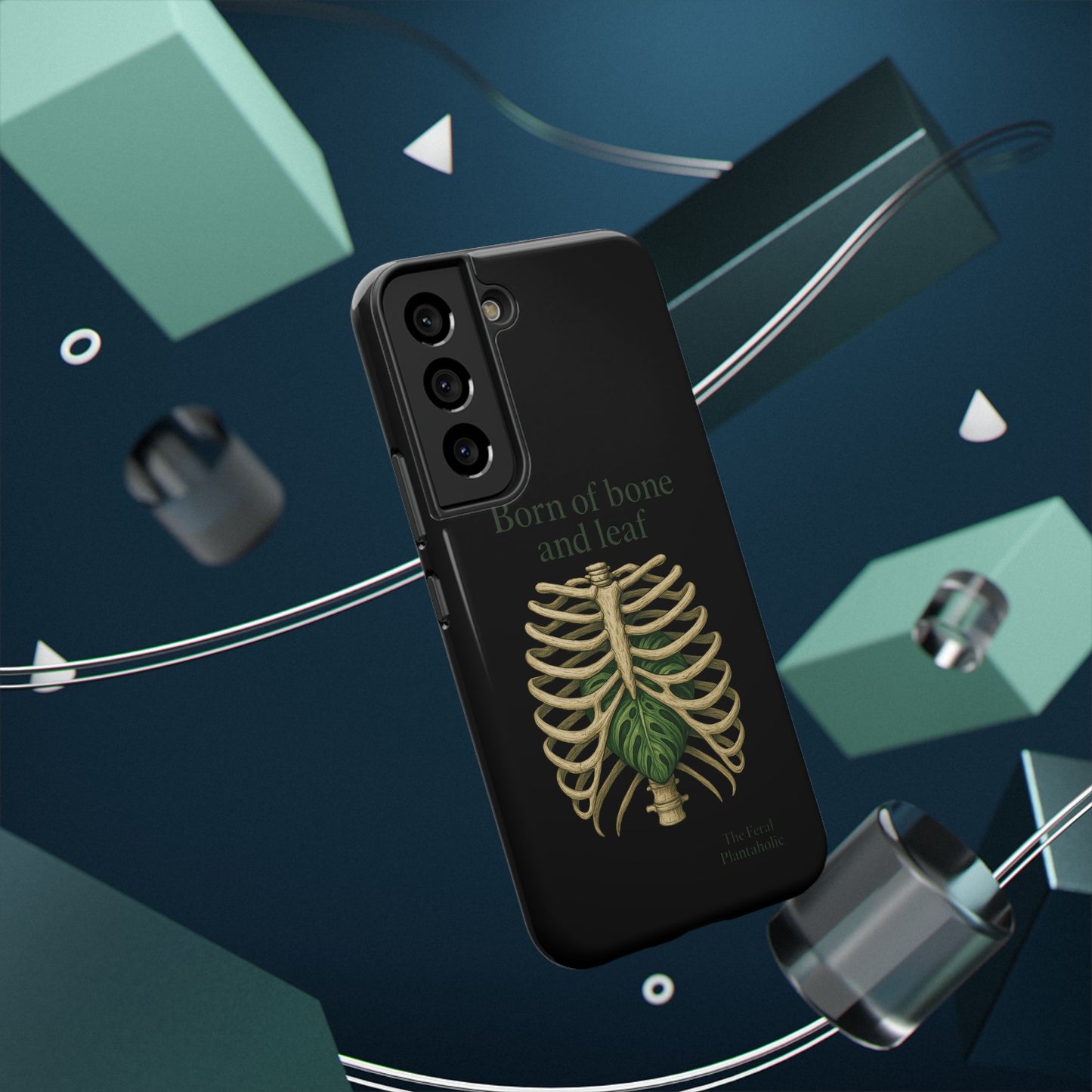 Born of Bone and Leaf Phone Case — Impact-Resistant iPhone Cover