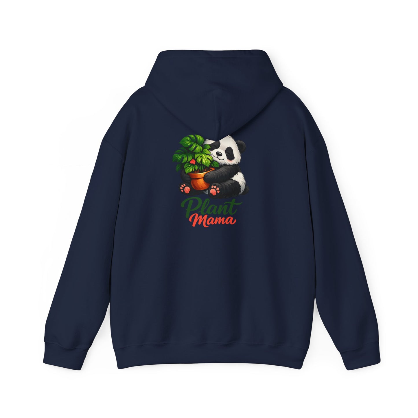 Plant Mama Hoodie — Cute Panda Holding Houseplant Sweatshirt