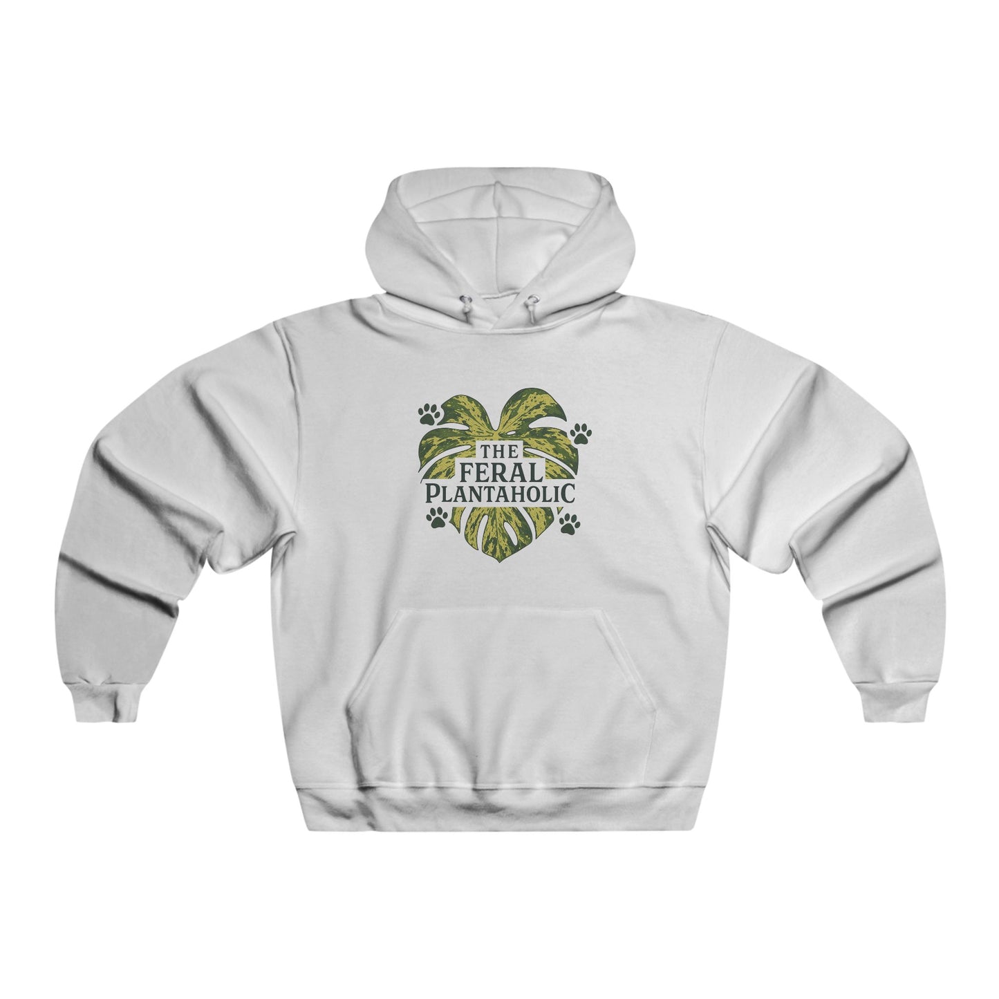 Feral Plantaholic Hoodie - Nature Lover Gift, Eco-Friendly Sweatshirt, Plant Parent Apparel, Green Thumb Merchandise