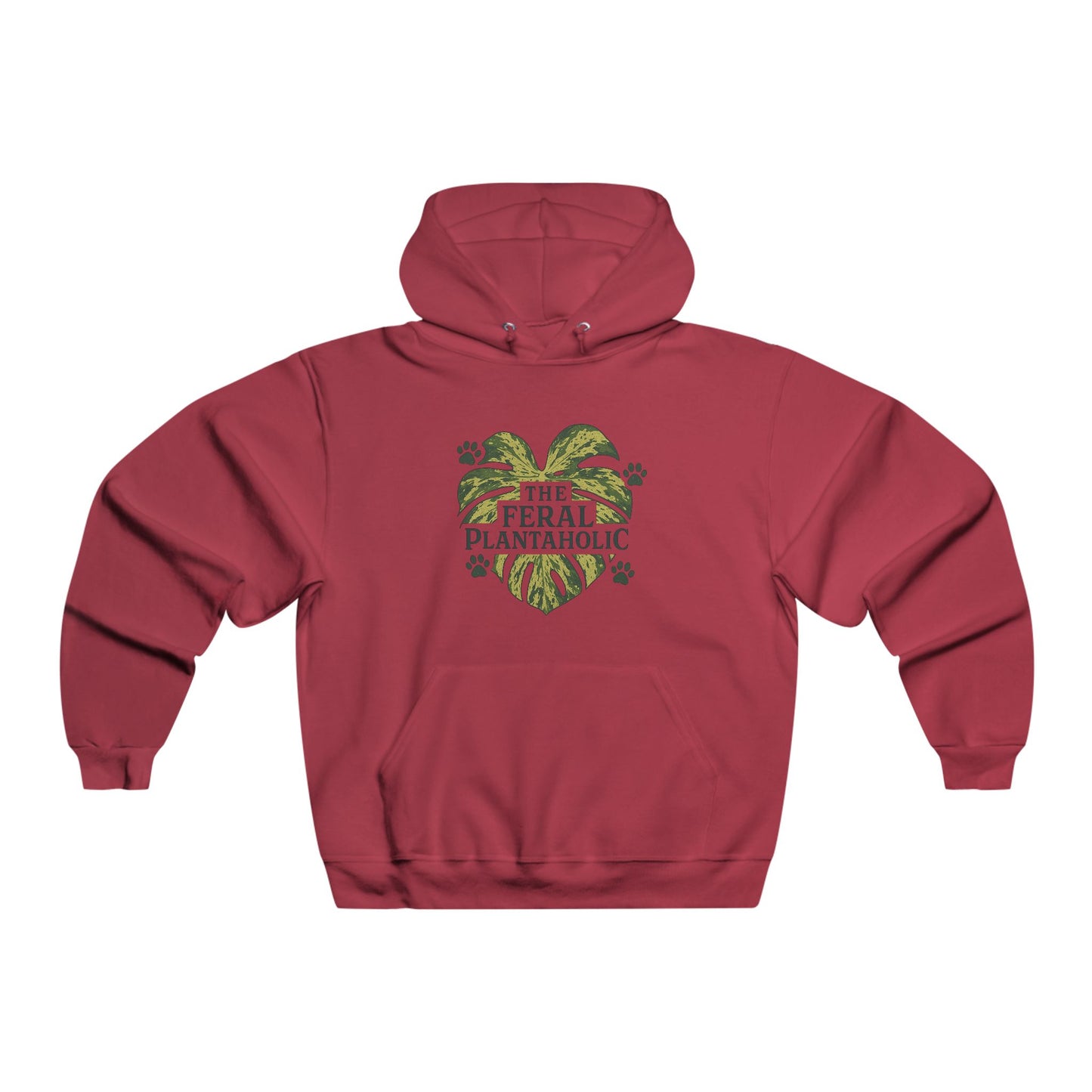 Feral Plantaholic Hoodie - Nature Lover Gift, Eco-Friendly Sweatshirt, Plant Parent Apparel, Green Thumb Merchandise