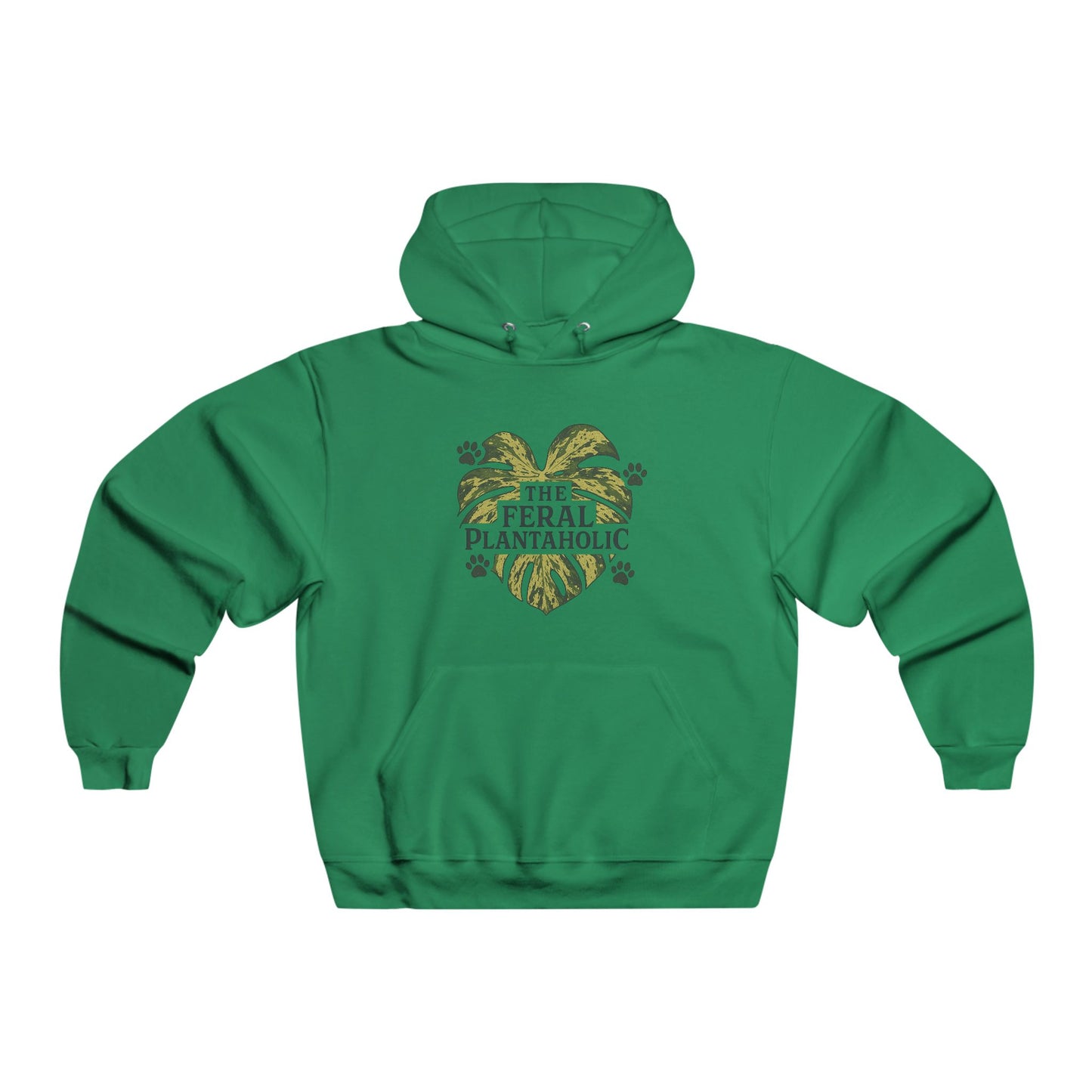 Feral Plantaholic Hoodie - Nature Lover Gift, Eco-Friendly Sweatshirt, Plant Parent Apparel, Green Thumb Merchandise