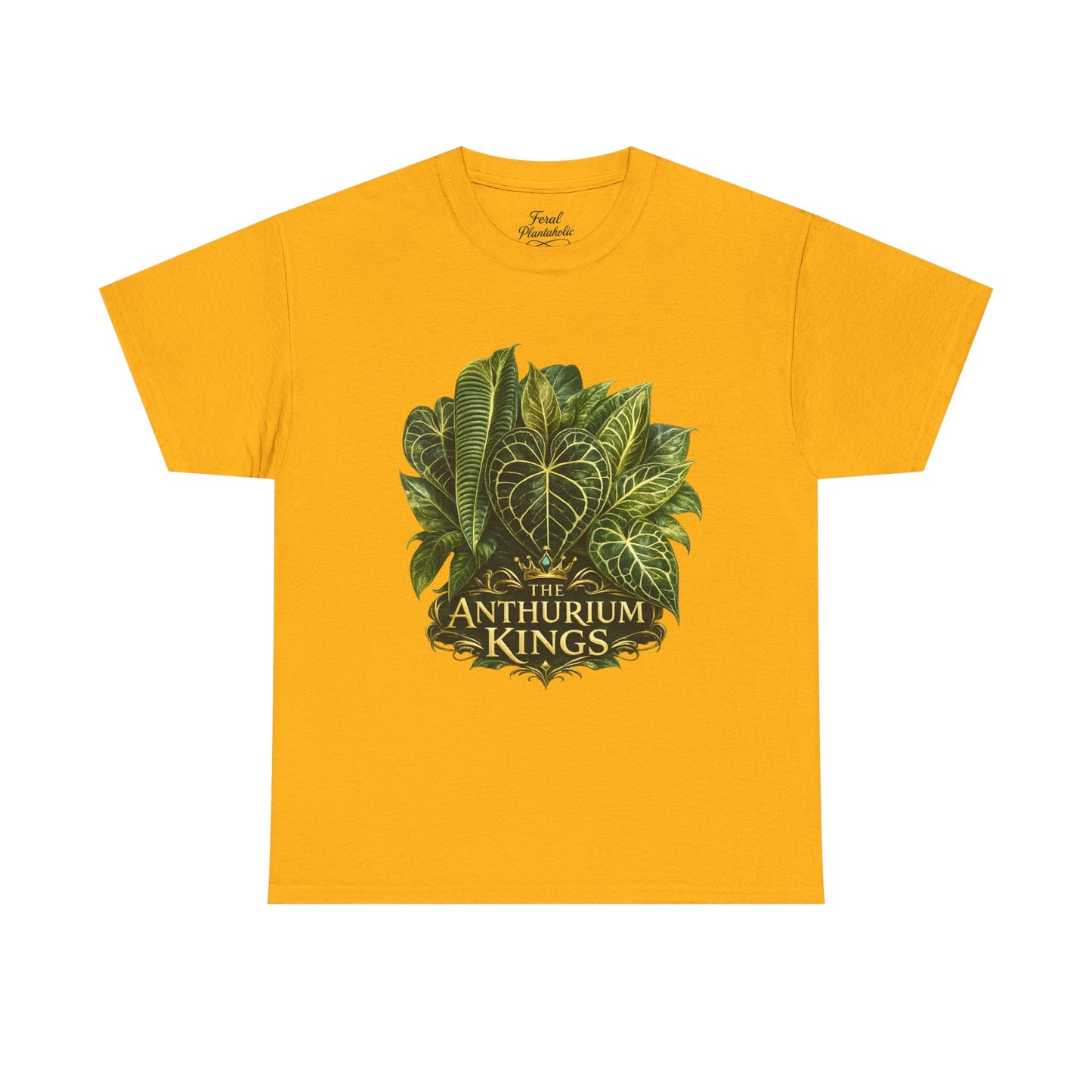 Anthurium Kings Tee — Botanical Green Leaf Plant Lover T-Shirt