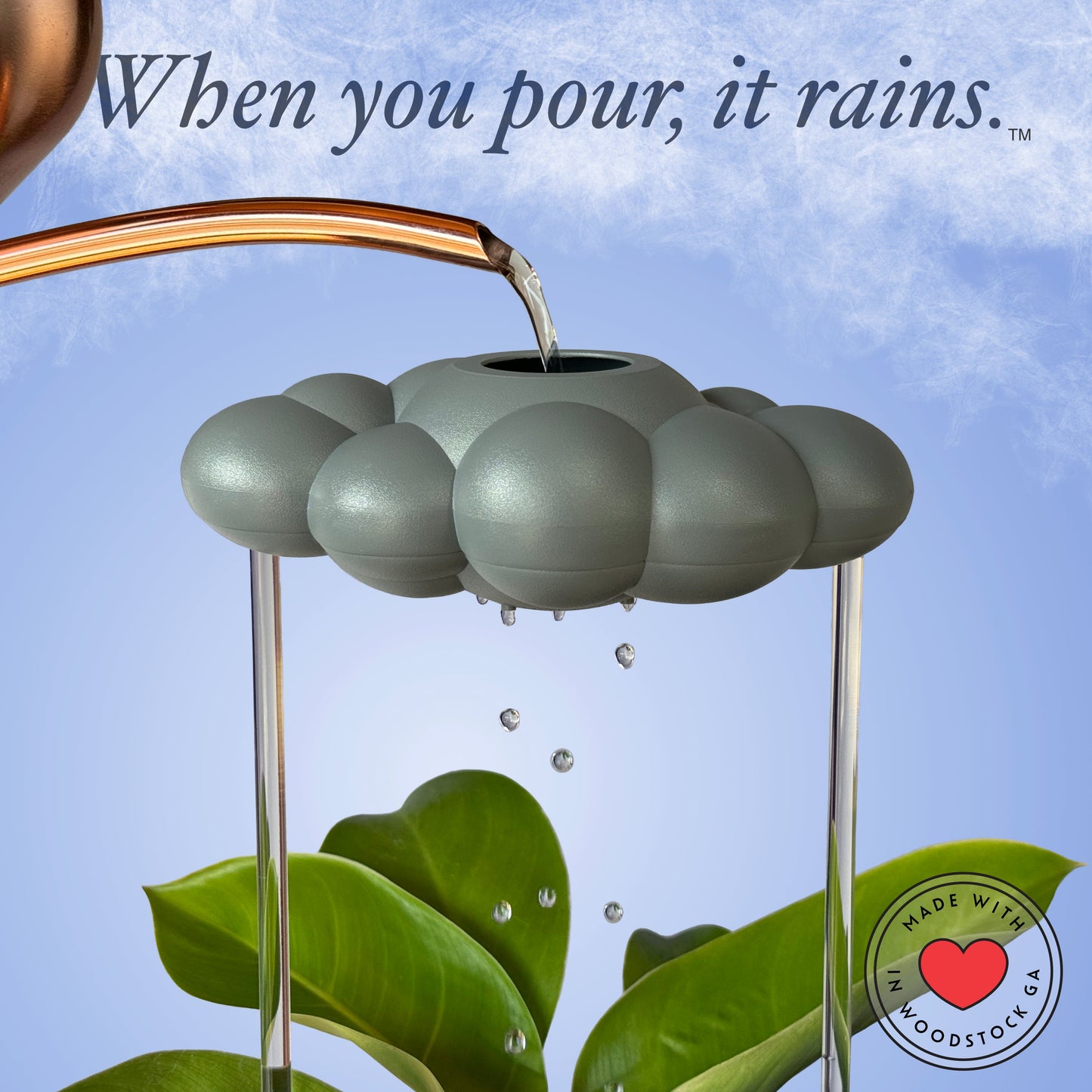 Stormy Dripping Rain Cloud