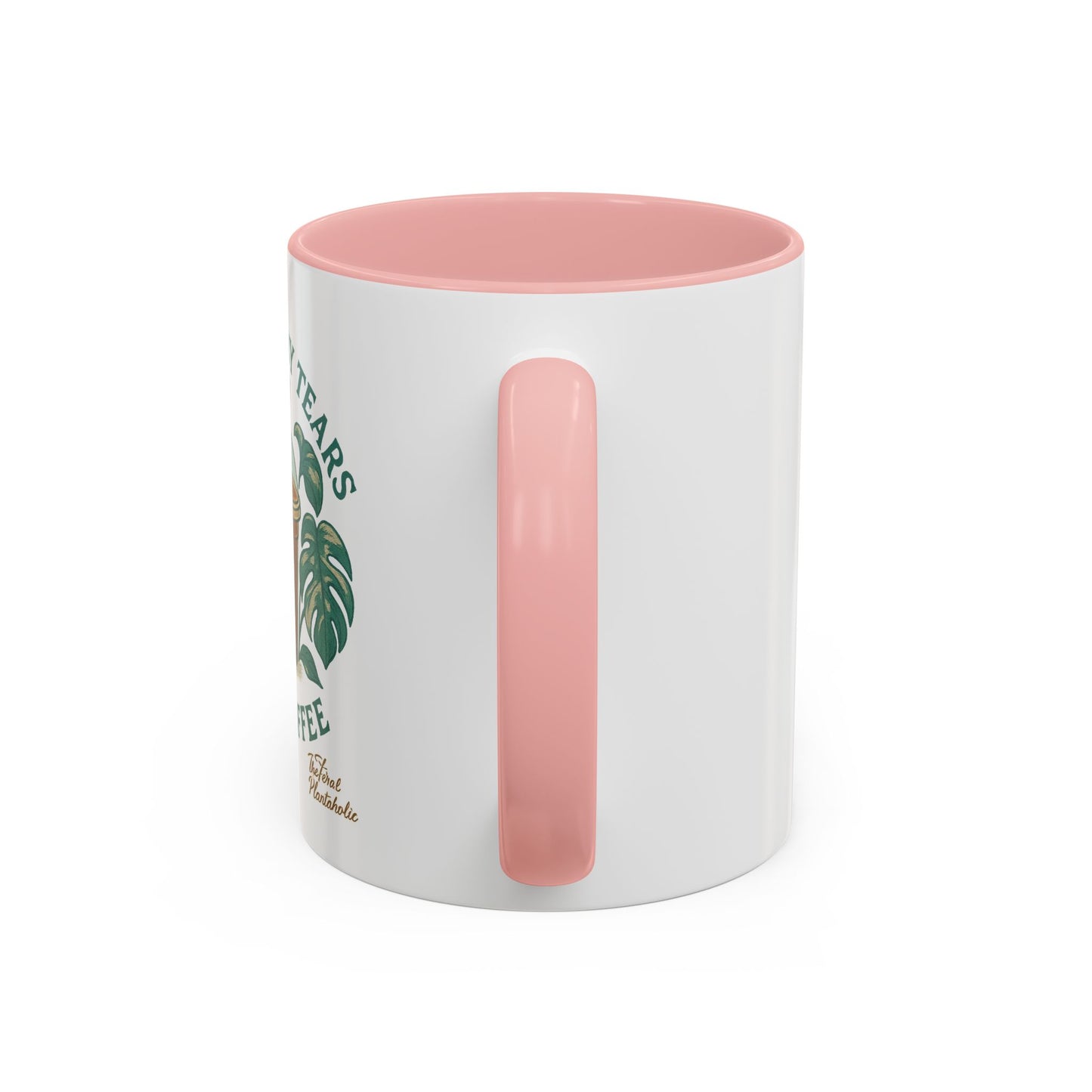 Watered by Tears and Coffee Mug, Funny Coffee Cup, Gift for Coffee Lovers, Inspirational Beverage Mug, Unique Kitchen Decor