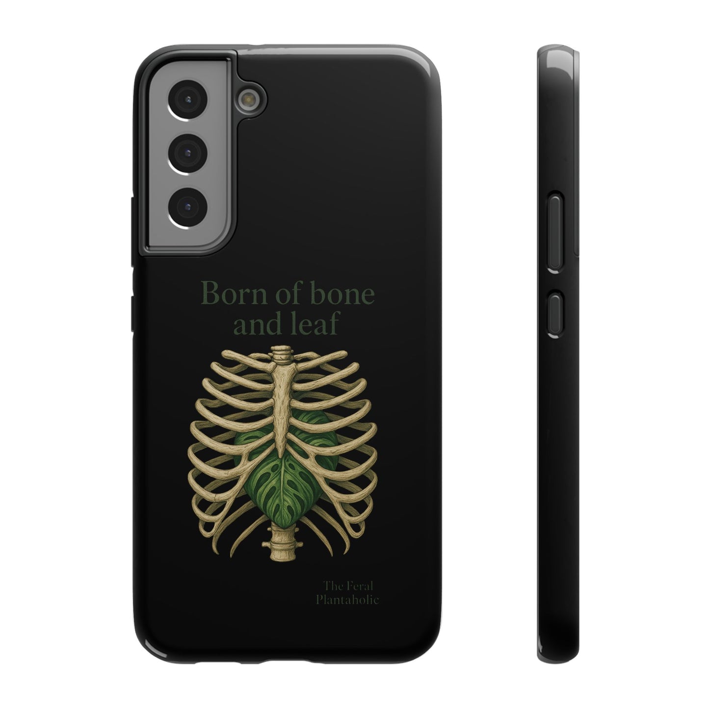Born of Bone and Leaf Phone Case — Impact-Resistant iPhone Cover