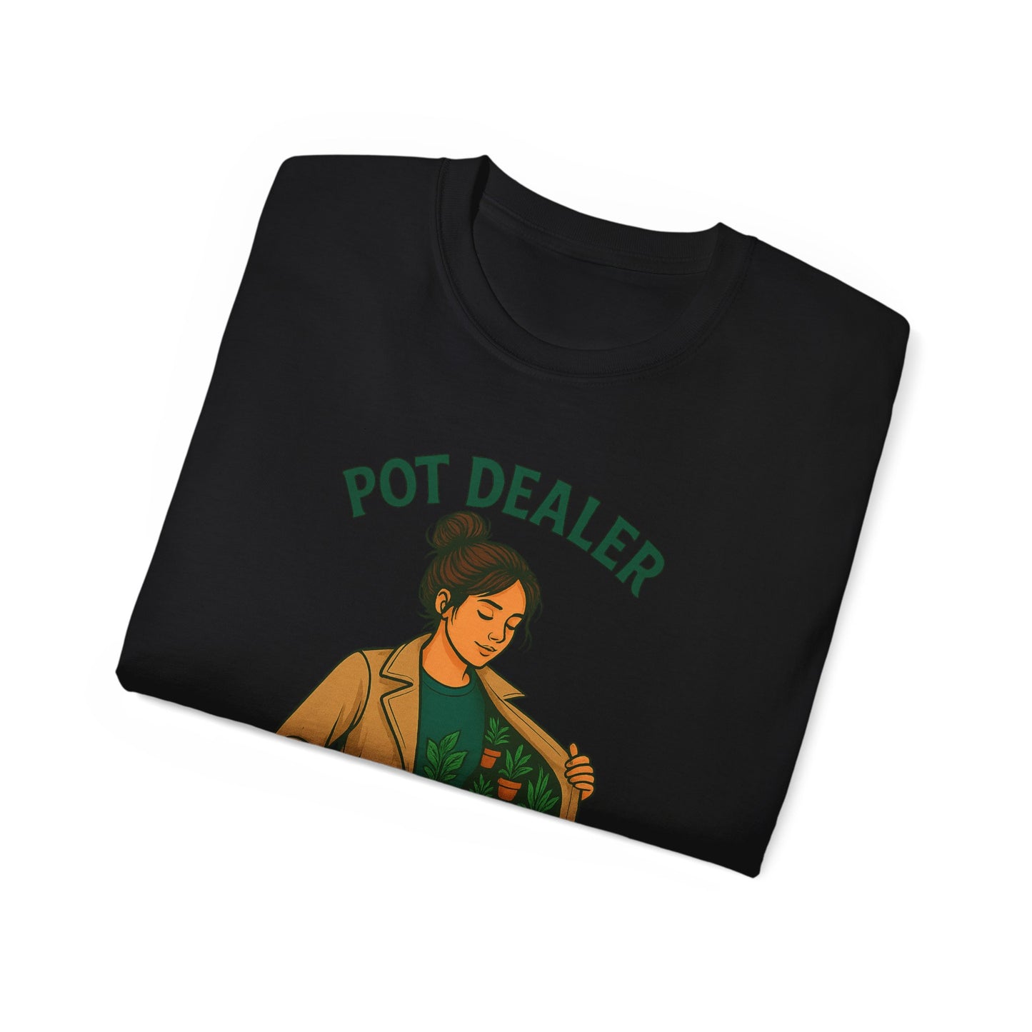 Pot Dealer Unisex Tee - Fun Plant Lover Gift, Gardening Shirt, Cute T-Shirt for Herb Enthusiasts, Plant Lover Apparel, Nature Lover Style