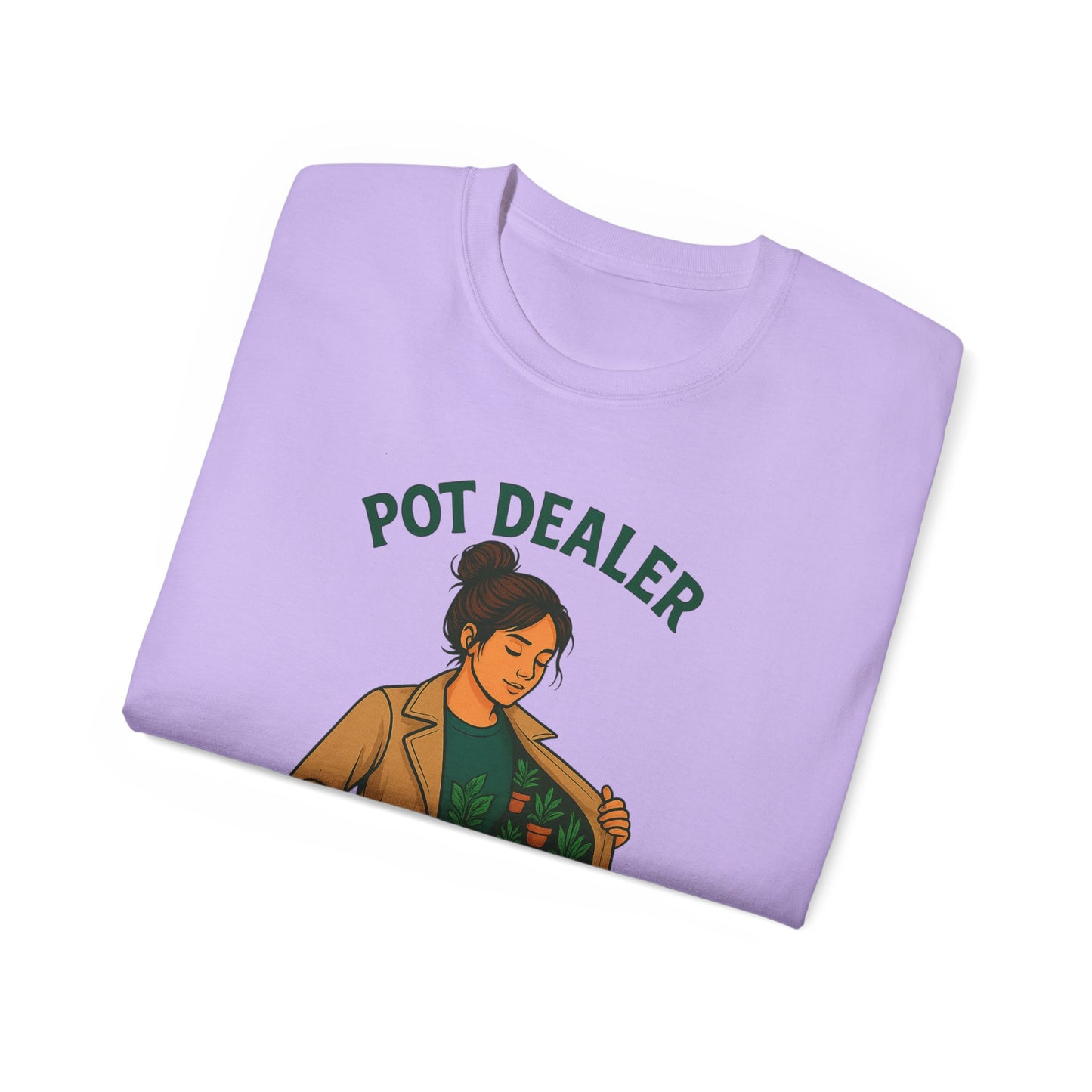 Pot Dealer Unisex Tee - Fun Plant Lover Gift, Gardening Shirt, Cute T-Shirt for Herb Enthusiasts, Plant Lover Apparel, Nature Lover Style