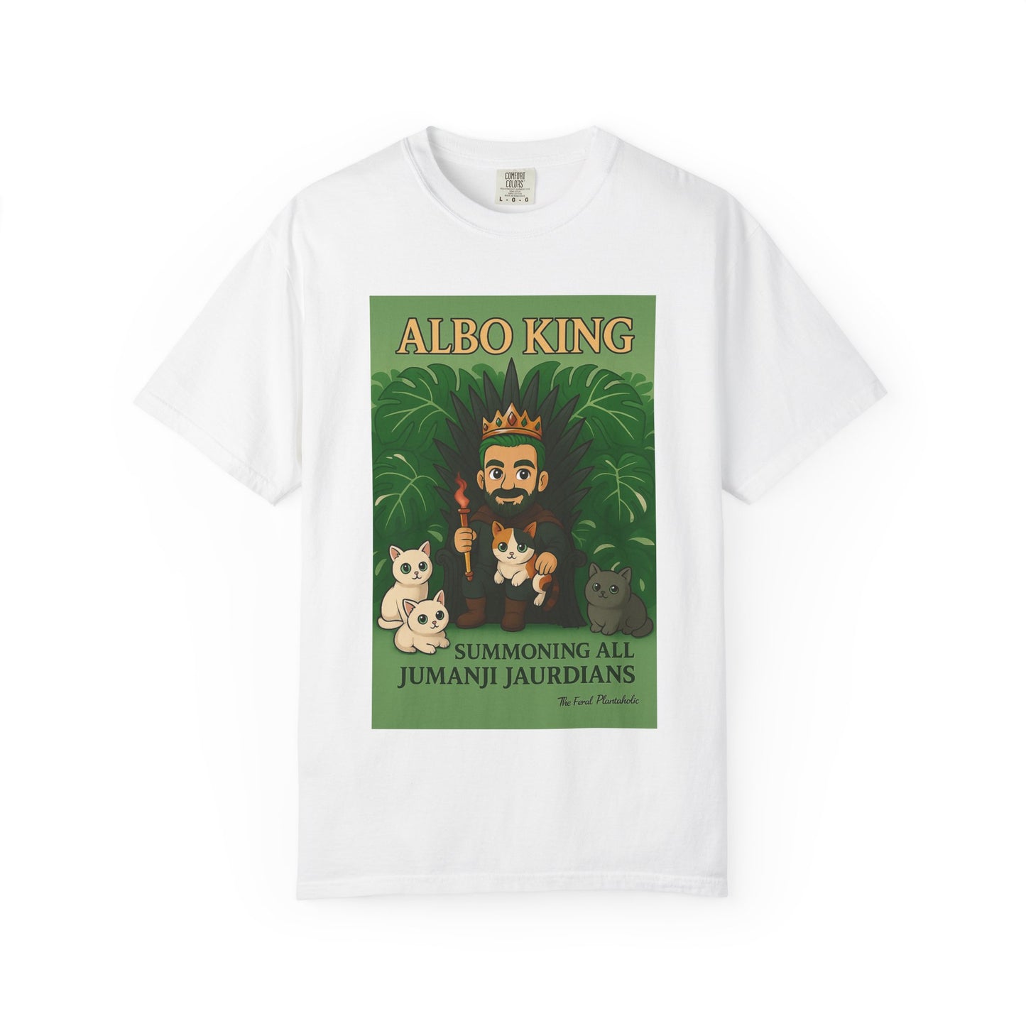 Albo King T-Shirt – "Summoning All Jumanji Jaurdians" Graphic Tee
