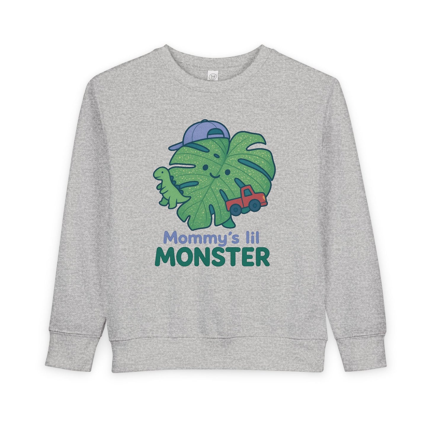 Toddler Monster Sweatshirt with Cute Design, Kids' Apparel, Gifts for Mom, Fun Toddler Clothing, Playdate Outfit
