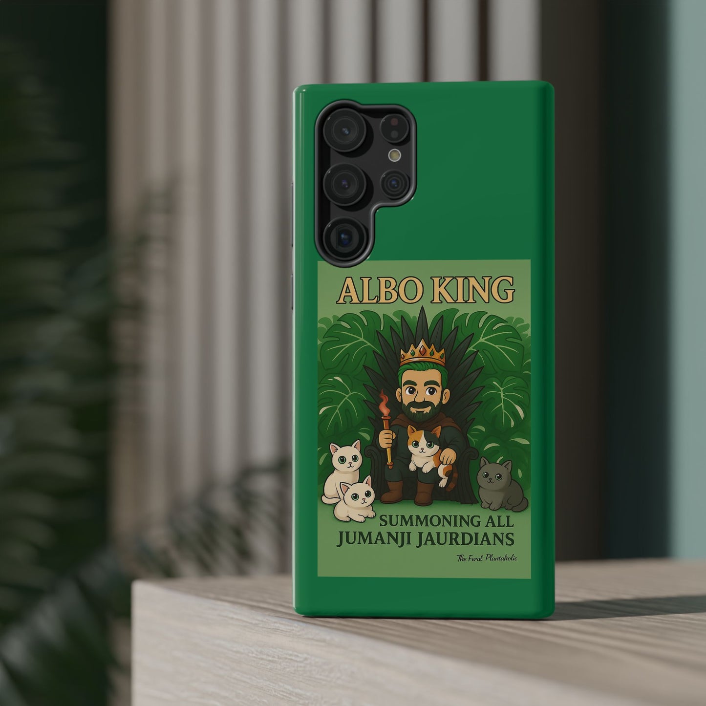 Impact-Resistant Phone Case — "Albo King" Jumanji Guardian Design