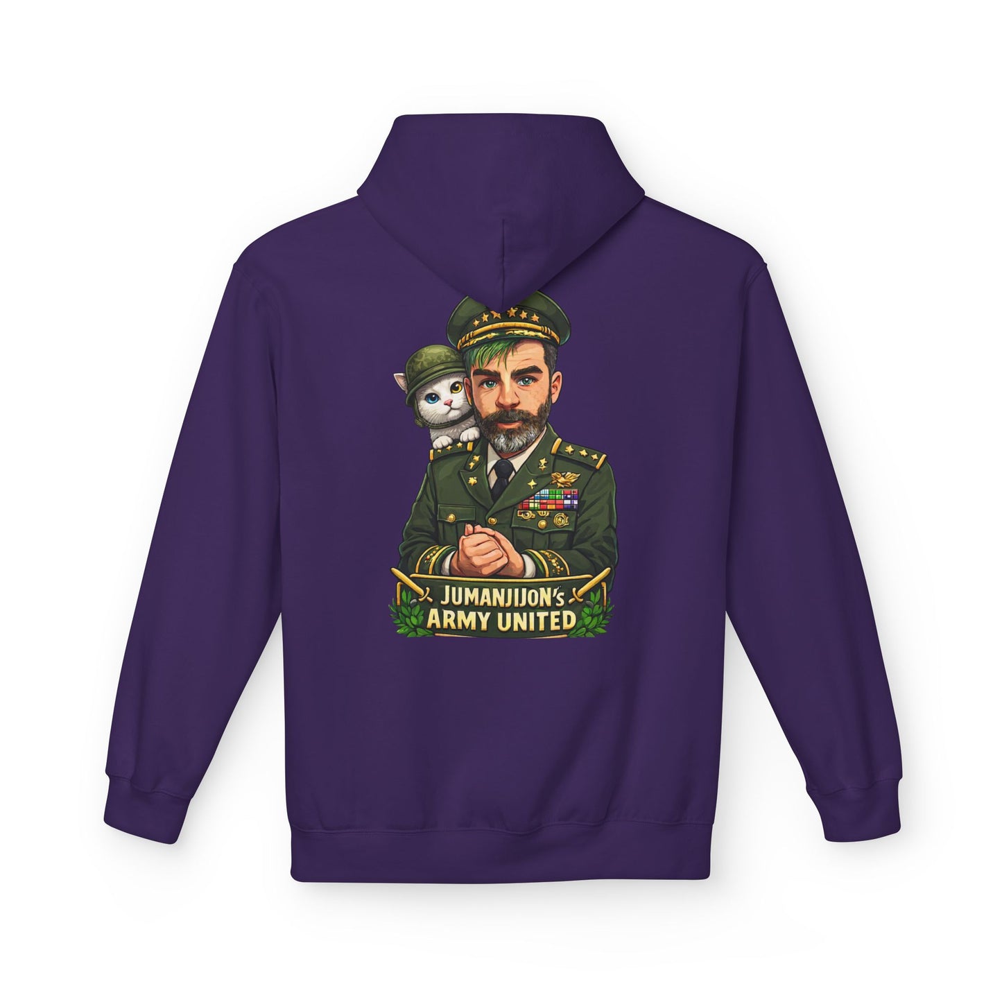 JUMANGIJON ARMY Hoodie — Jumanjiun’s Army United Graphic Hoodie (White)