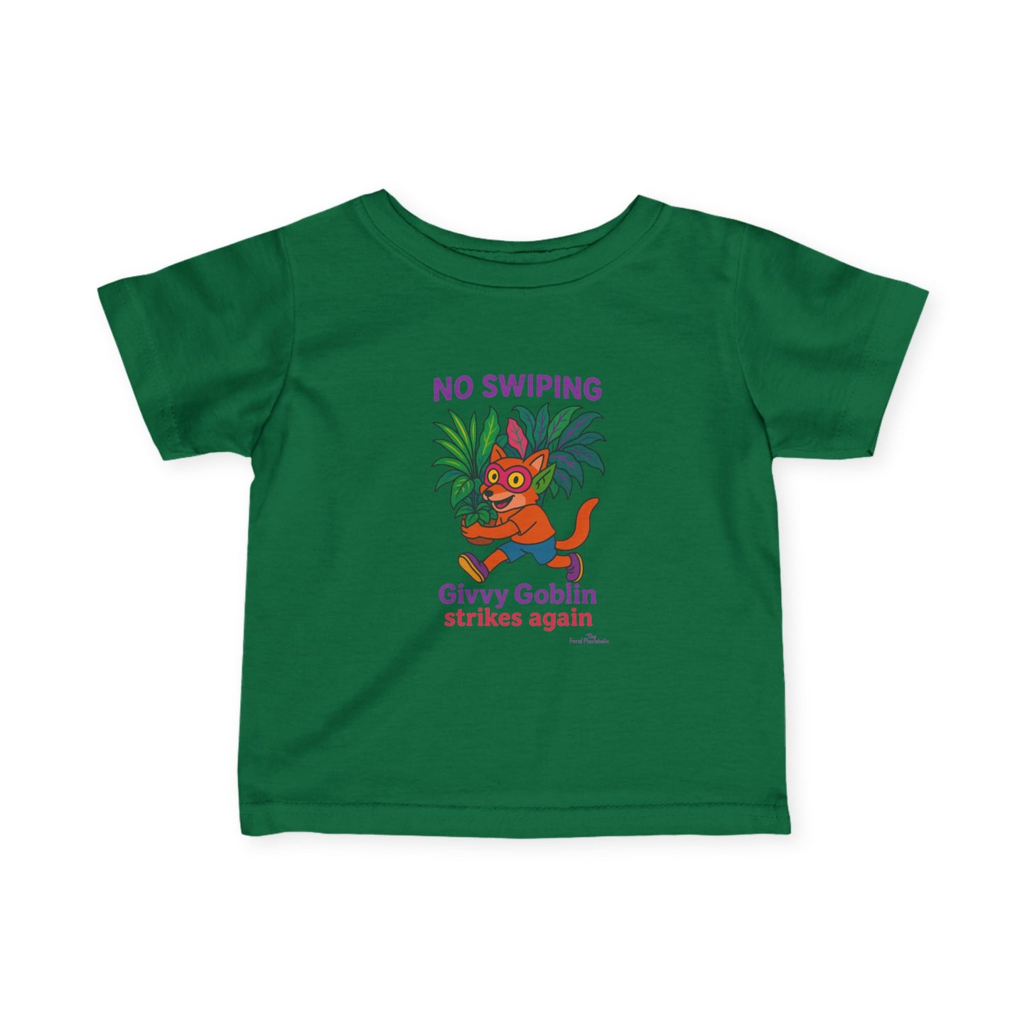 Playful Infant Tee with Goblin Design, Cute Baby Shirt, Fun Toddler Top, Gift for Kids, Nursery Decor, Playful Clothing