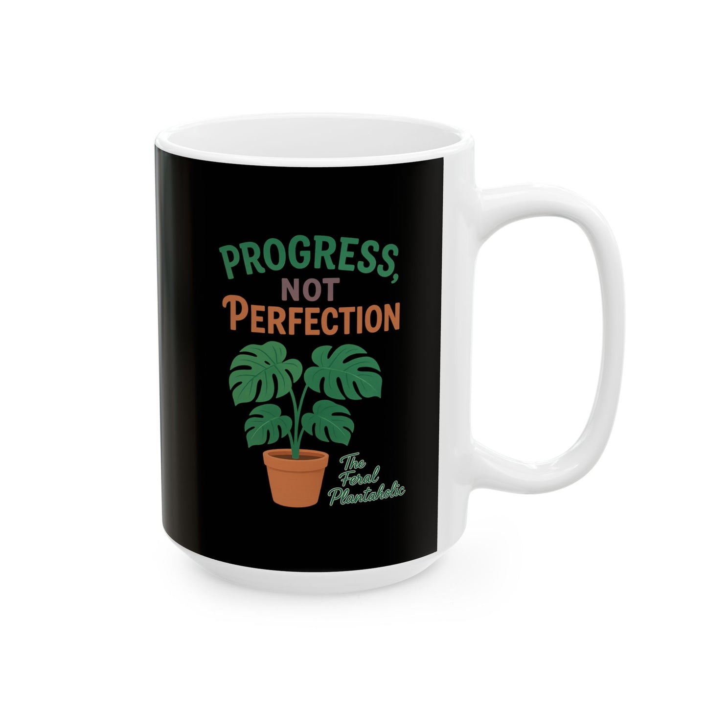 Chic Ceramic Mug - Tropical Vibes, Coffee Lover Gift, Home Decor, Office Essential, Personalized Mug, Birthday, Holiday Present