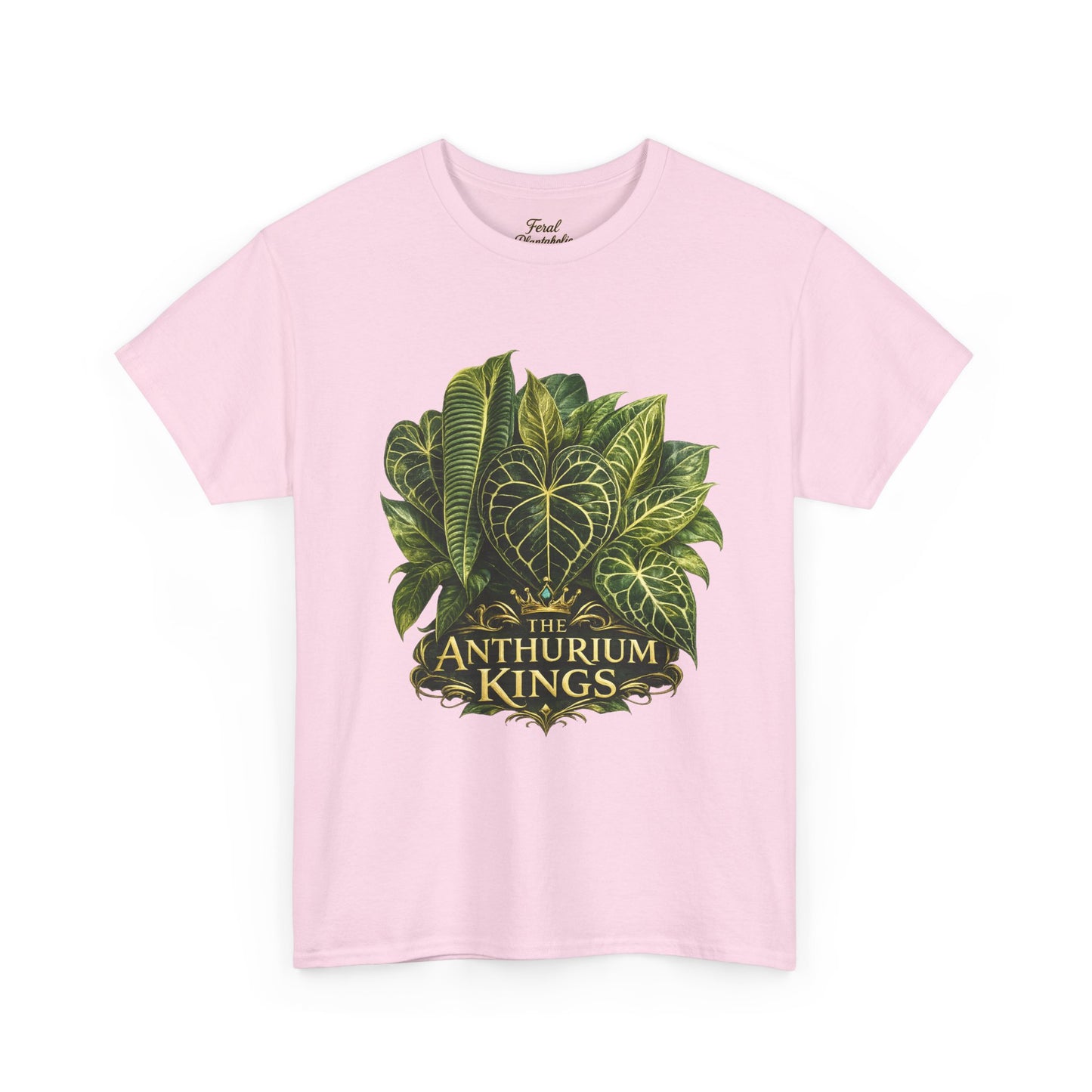 Anthurium Kings Tee — Botanical Green Leaf Plant Lover T-Shirt