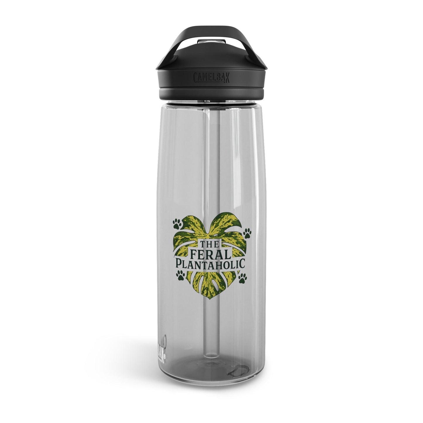 Feral Plantaholic Water Bottle, Eco-Friendly Hydration, Hydration Gift, Nature Lover's Accessory, Reusable Bottle, Green Living